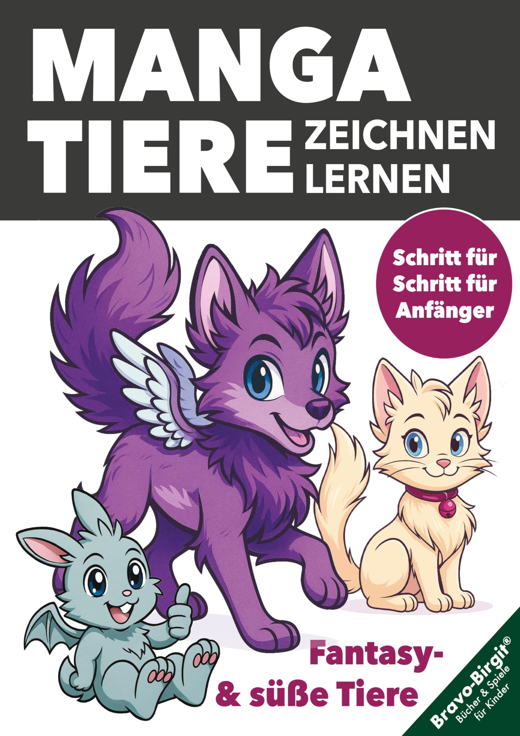 Manga-Tiere zeichnen lernen für Kinder ab 8 Jahren Manga