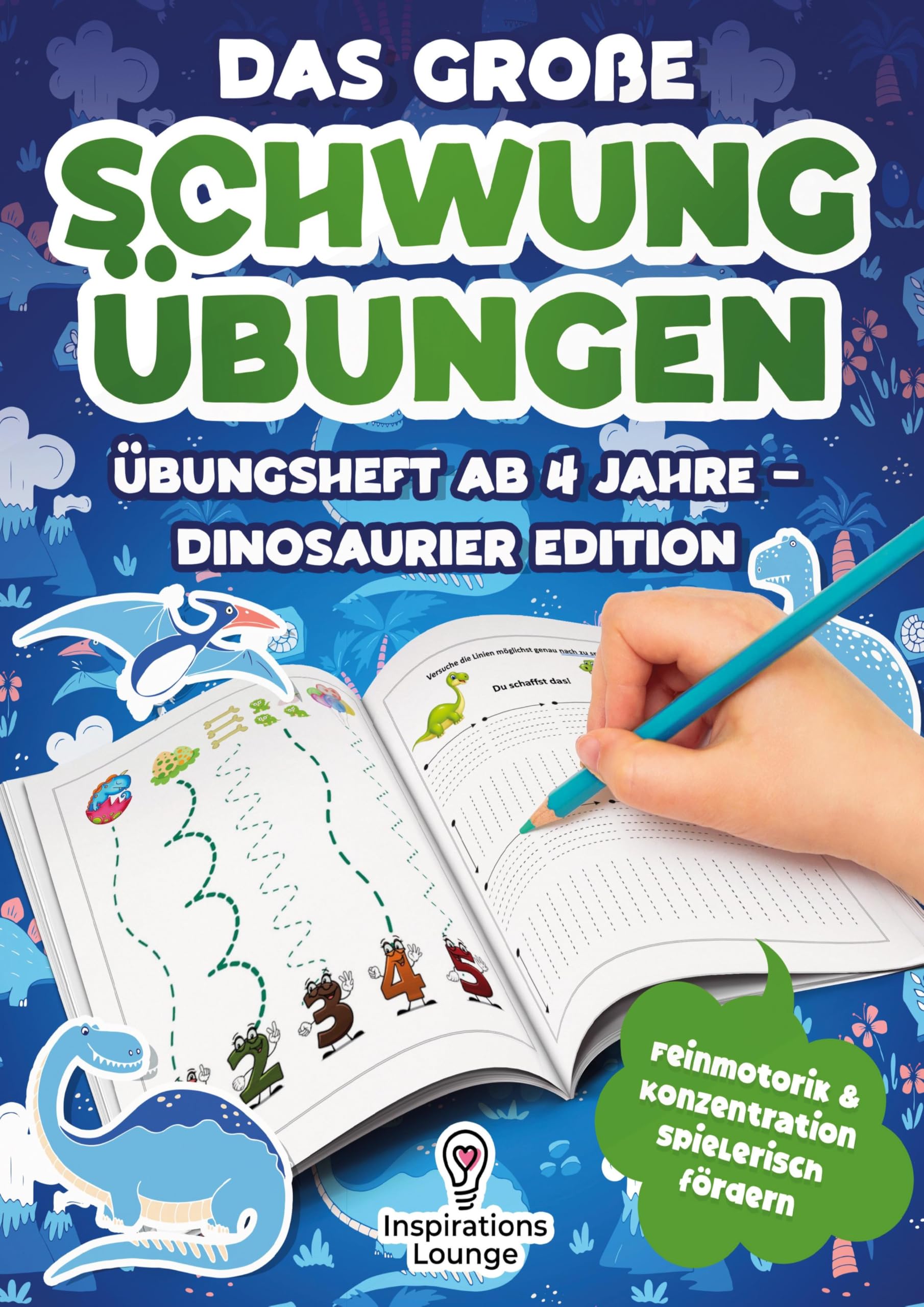Dinosaurier Edition - Das große Schwungübungen Übungsheft ab 4 Jahre - Dinosaurier Edition Novels & Short Stories