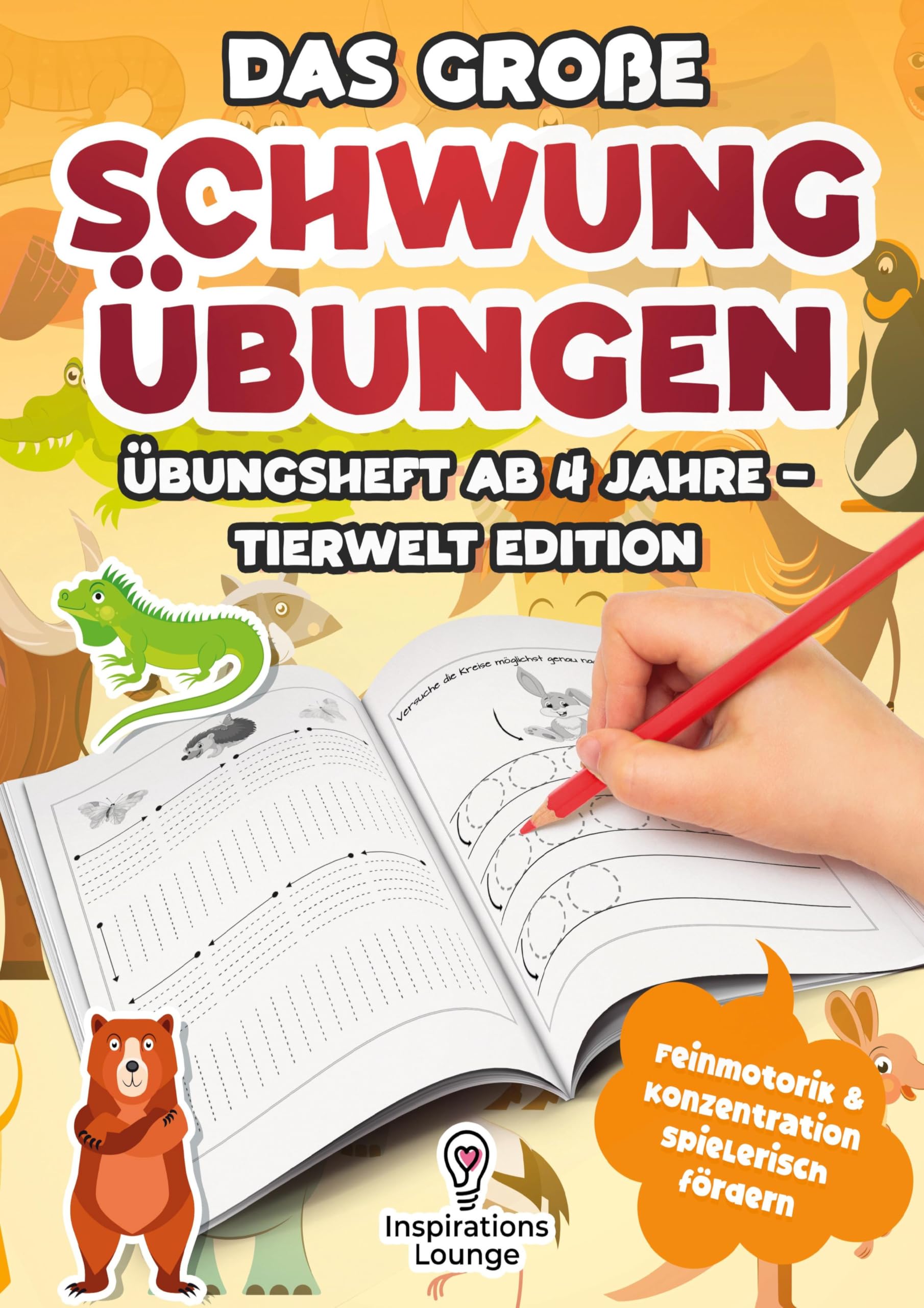 Das große Schwungübungen Übungsheft ab 4 Jahre - Tierwelt Edition Novels & Short Stories