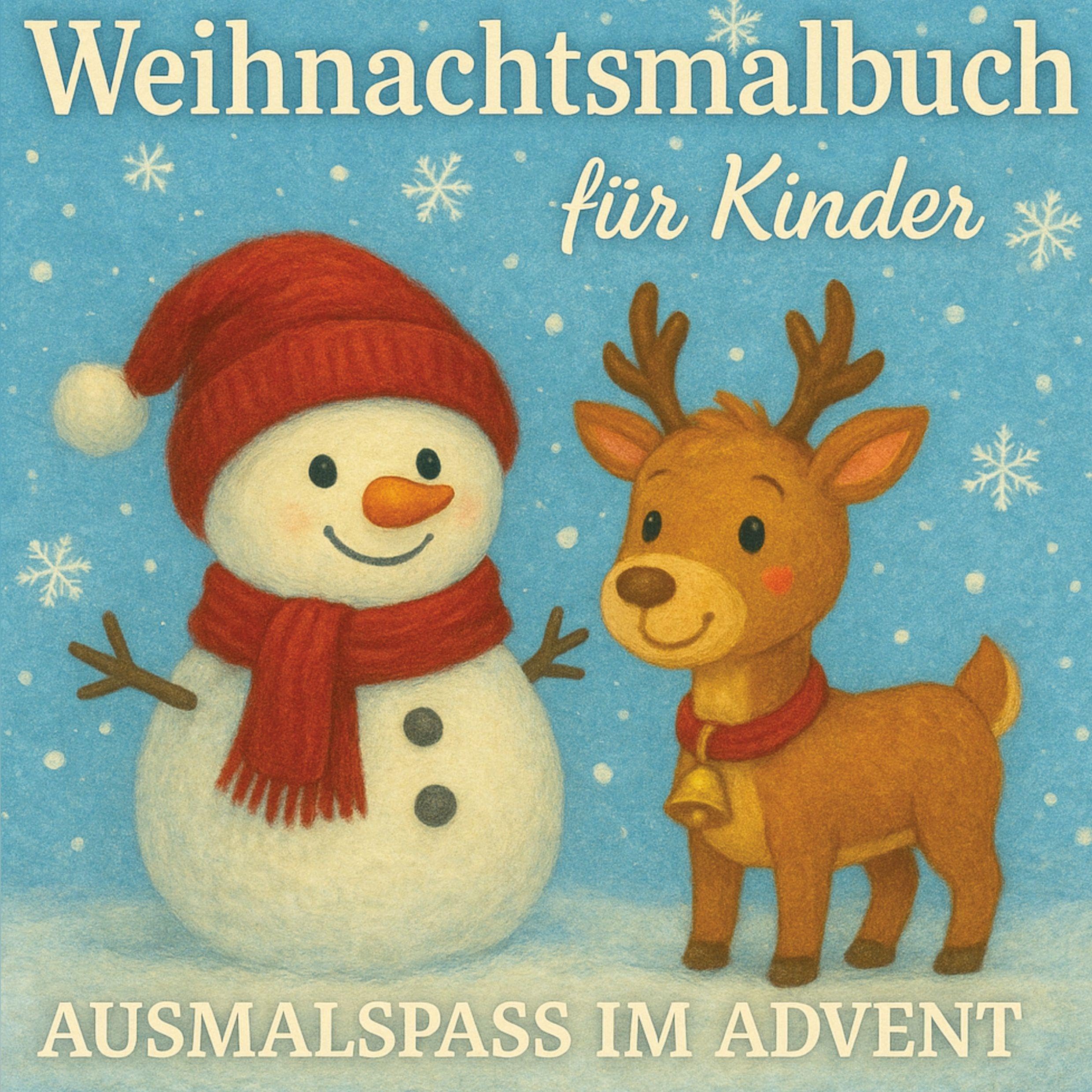 Weihnachtsmalbuch für Kinder - perfekter Malspaß im Advent ab 4 Jahre Lifestyle