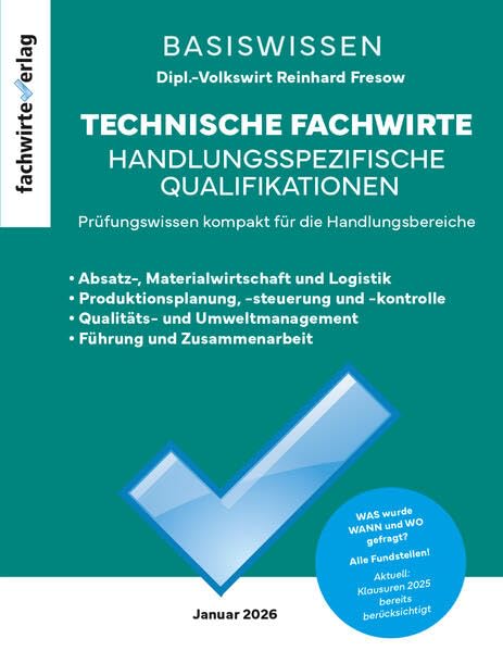 Technische Fachwirte: Handlungsspezifische Qualifikationen Law