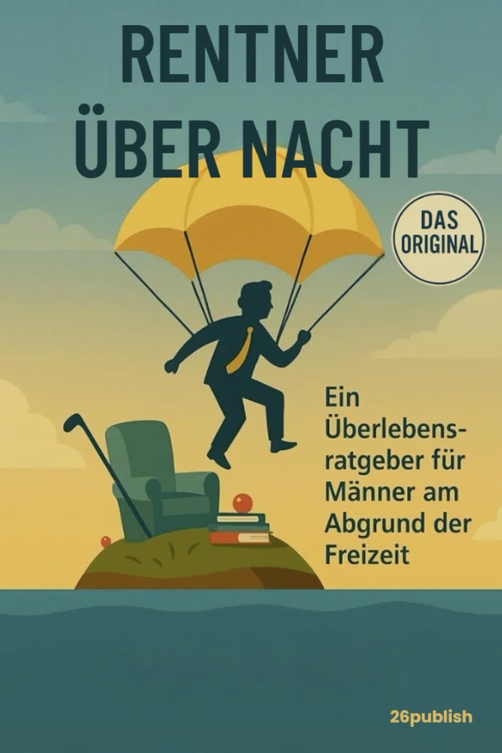Rentner über Nacht – Ein Überlebensratgeber für Männer am Abgrund der Freizeit: Lustiger Ratgeber für Männer im Ruhestand | Geschenkidee zum Renteneintritt Humour & Satire
