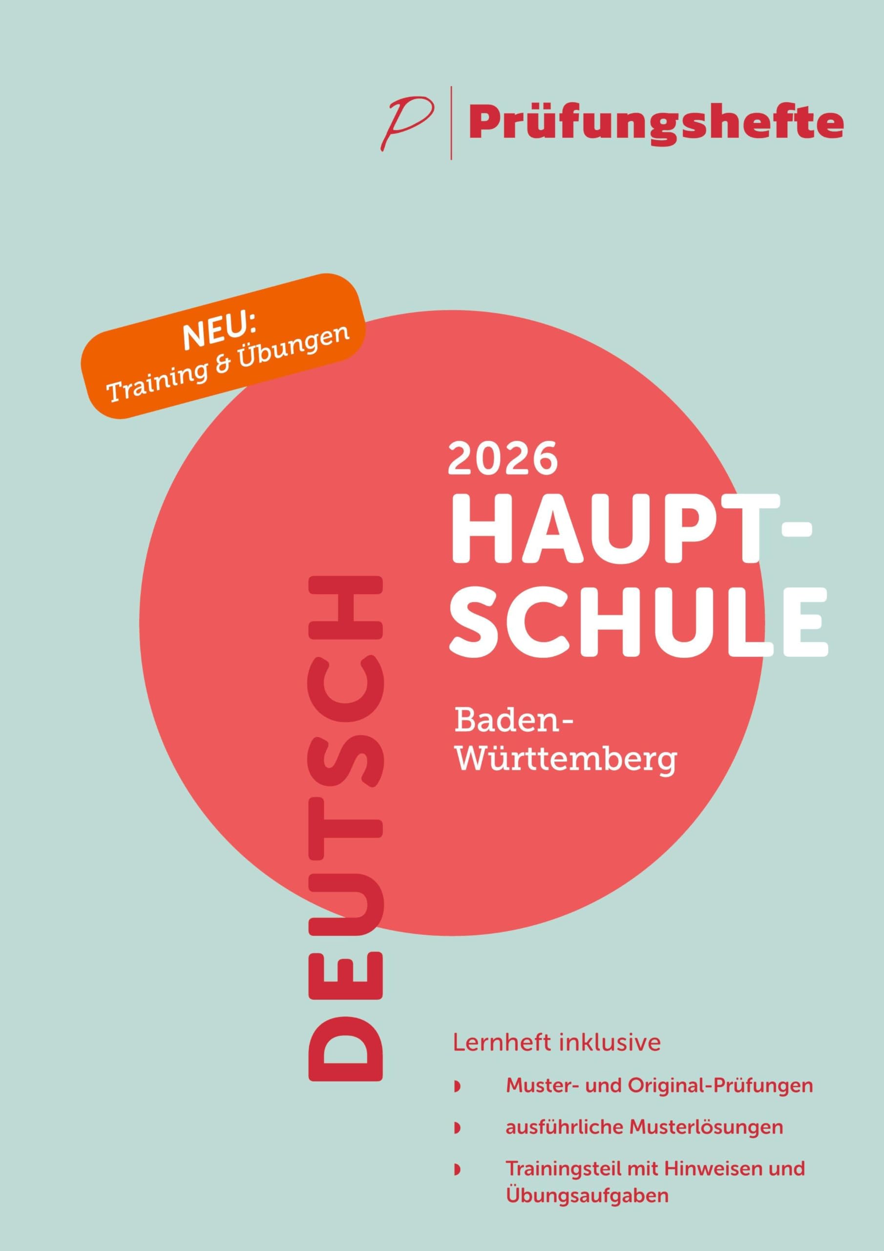 Prüfungsheft - 2026 Deutsch Hauptschule - Baden-Württemberg - Original-Prüfungen und Lösungen Social Sciences