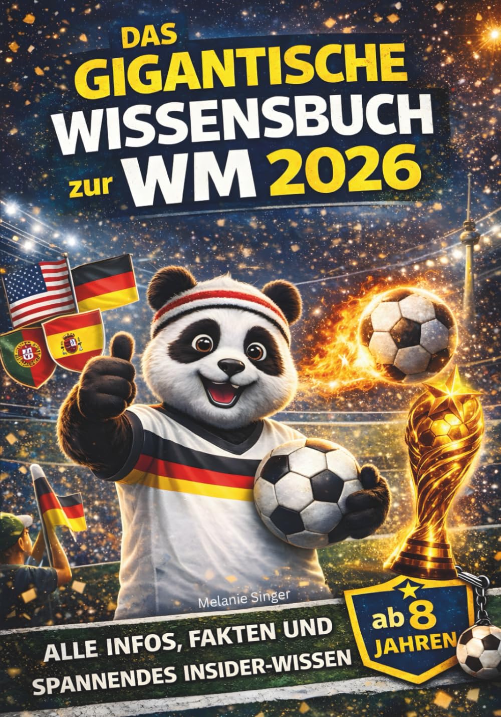 Das gigantische Wissensbuch zur WM 2026 für Kinder: Fussball Geschenke Jungen – Spektakuläre Fakten, Insiderwissen und alles zur WM 2026 in Vollfarbe, ab 8 Jahren (Lesepanda) Contemporary literature Books