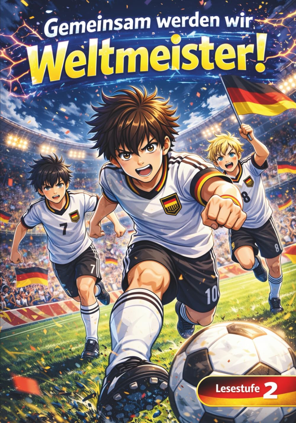 Gemeinsam werden wir Weltmeister!: Eine spannende Fußballgeschichte - Fussball Geschenke Jungen & Geschenk Junge 8 Jahre zum Selberlesen oder Vorlesen, Lesestufe 2 (Lesepanda) Arts & Music