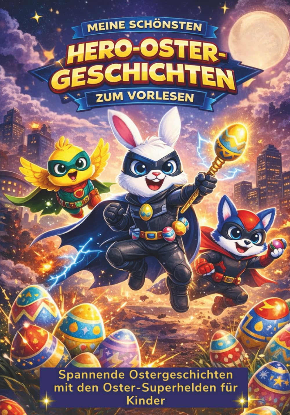 Meine schönsten Superhelden Ostergeschichten: Zauberhafte Geschichten als Ostergeschenke für Kinder zum Vorlesen und Selberlesen in der Osterzeit | Geschenk zu Ostern Sheet Music