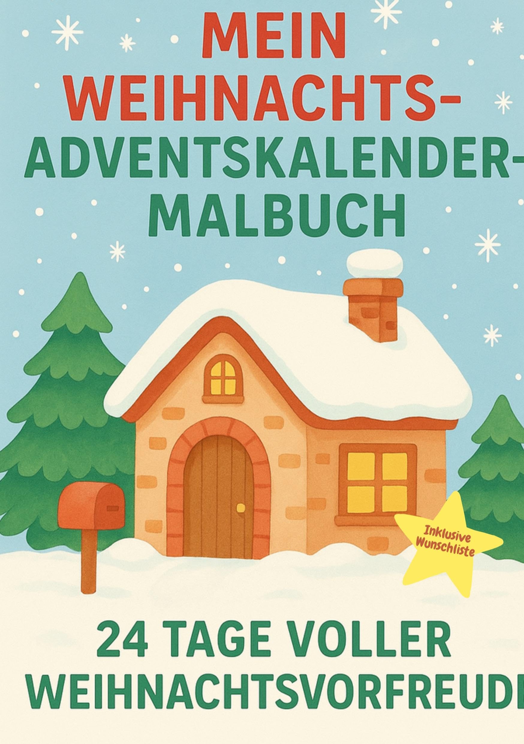 Mein Weihnachtsadventskalender Malbuch Tiptoi & Games