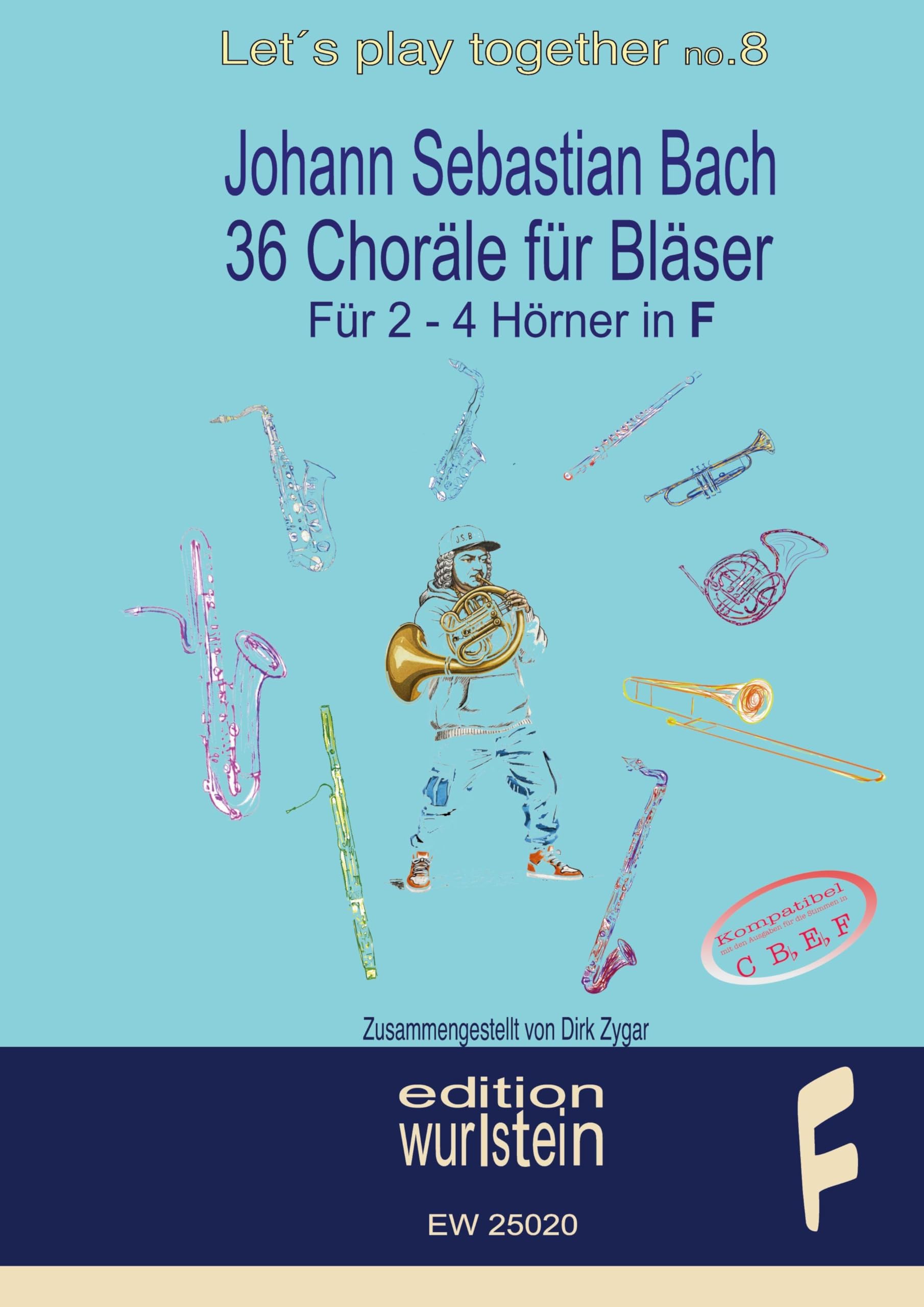 Johann Sebastian Bach - 36 Choräle für Bläser für 2-4 Stimmen in F Arts & Music