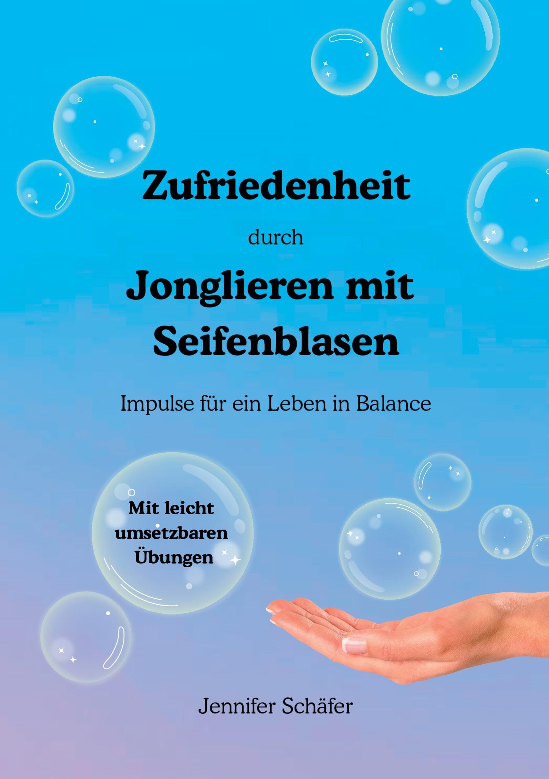 Zufriedenheit durch Jonglieren mit Seifenblasen Business, Finance & Career