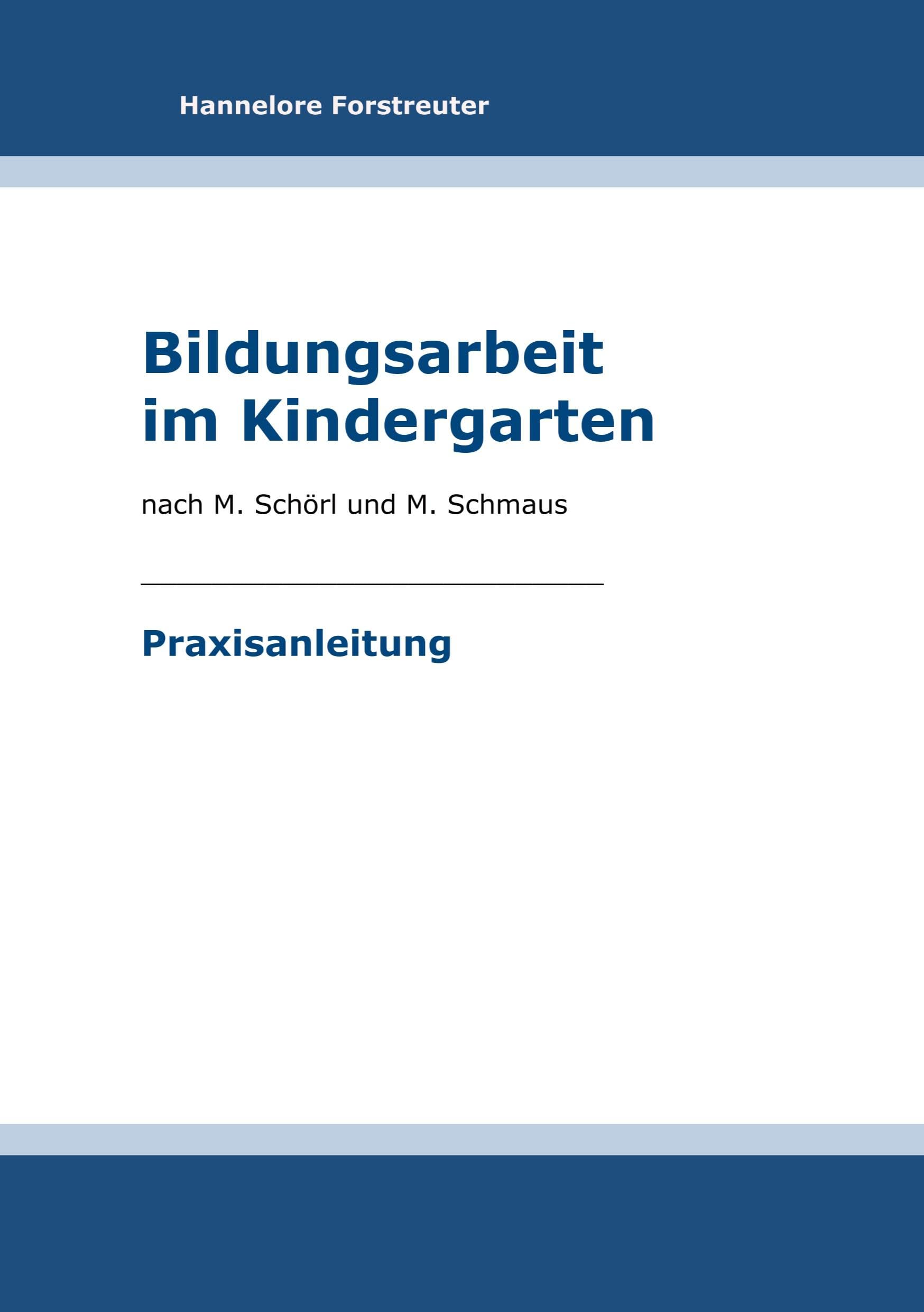 Bildungsarbeit im KIndergarten Books