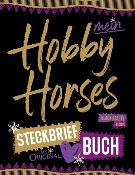 Hobby Horse Steckbrief Buch - Das Original - Black Beauty Edition Leisure & Fun