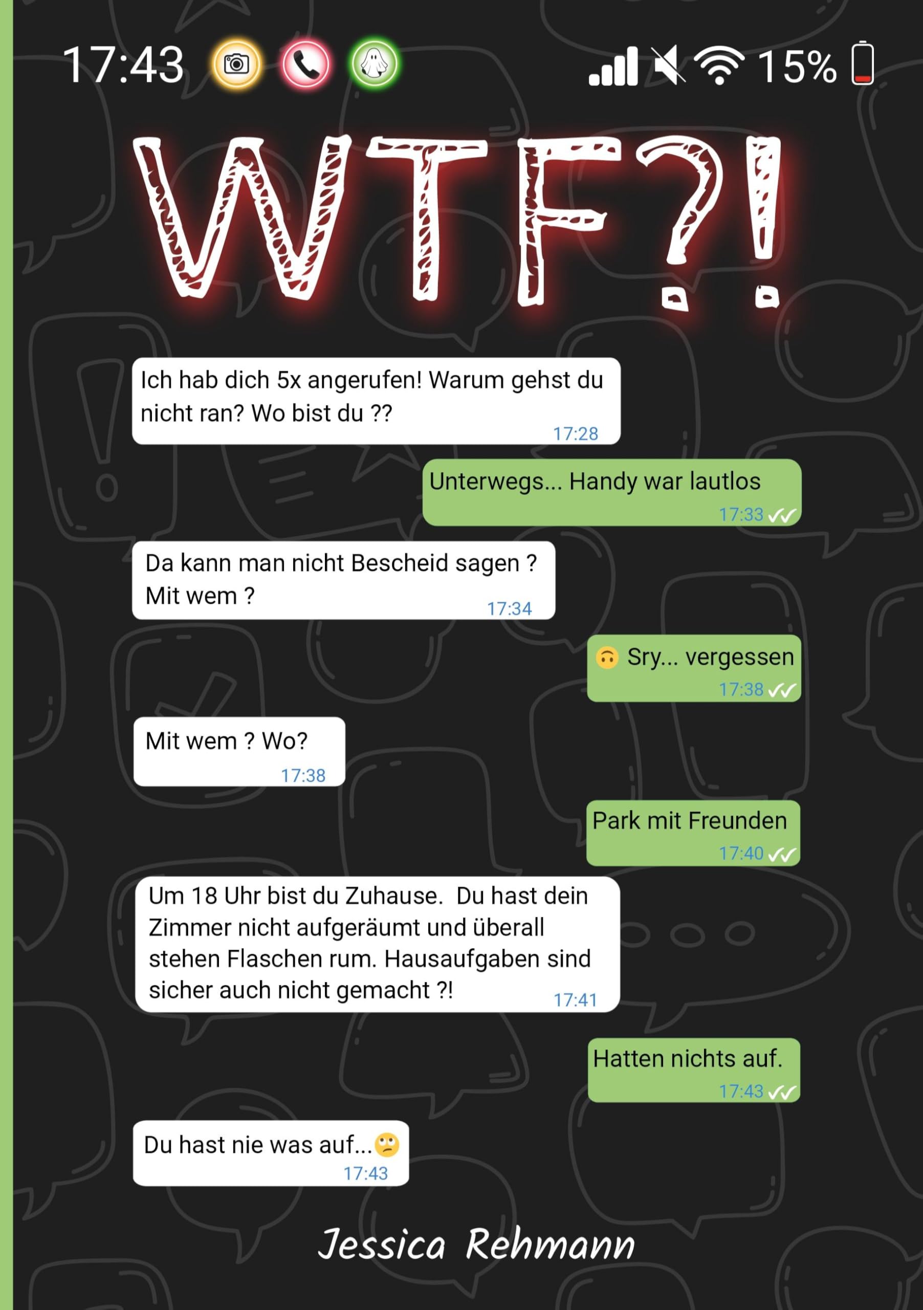 WTF?! Ein Ausfüllbuch für Teenager Parents & Children
