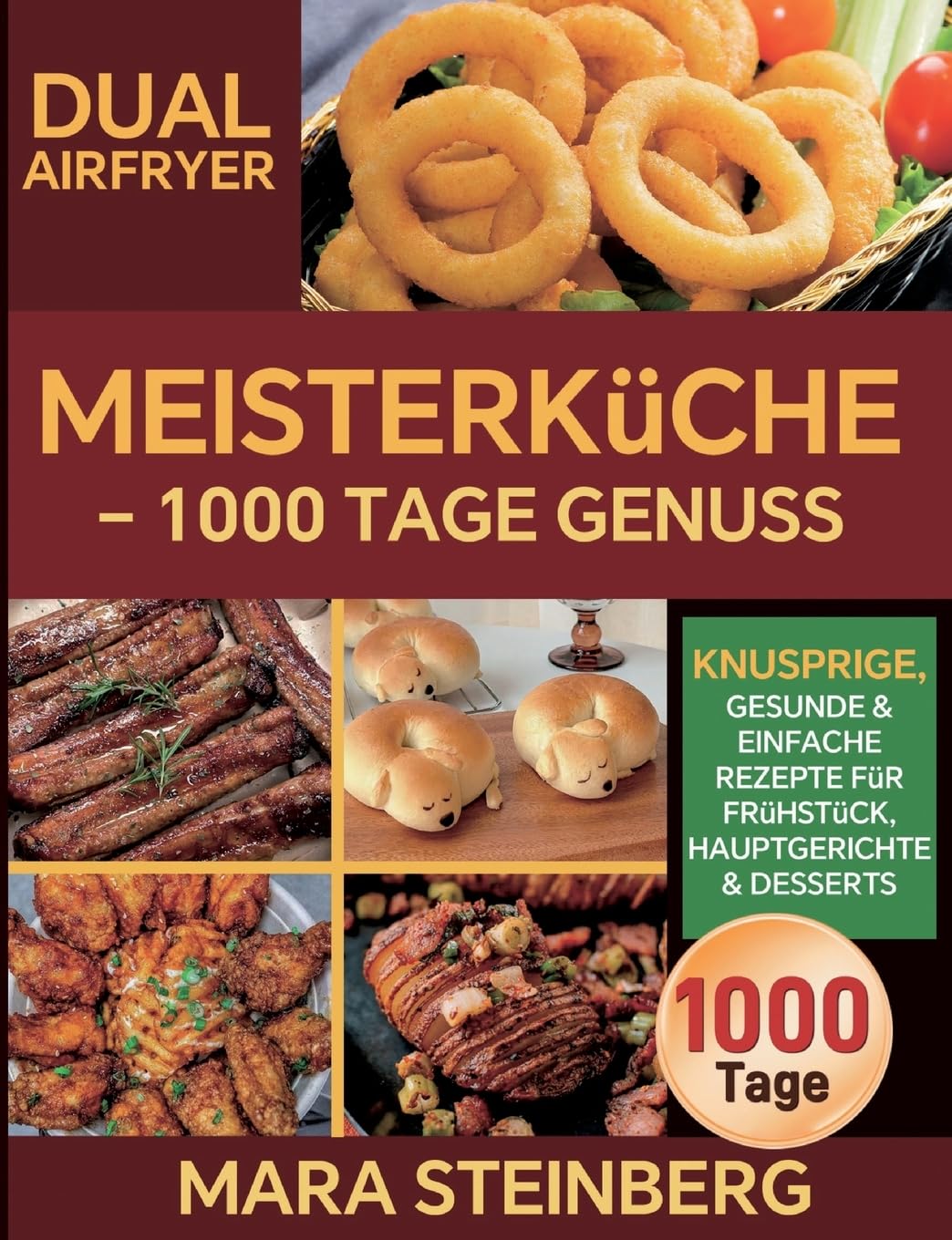 Dual Airfryer Meisterküche - 1000 Tage Genuss Leisure, Home & Garden