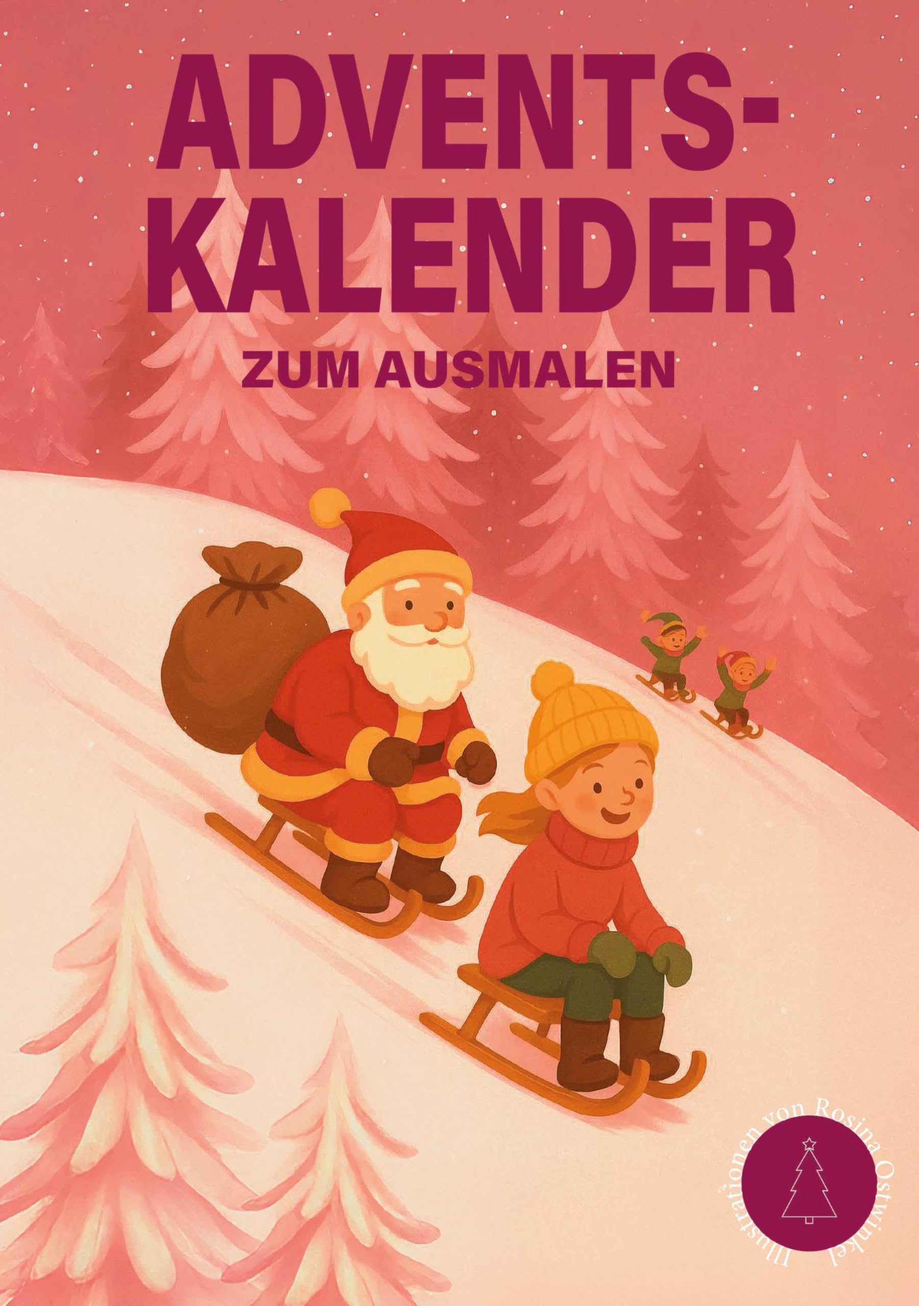 Adventskalender zum ausmalen Children's books