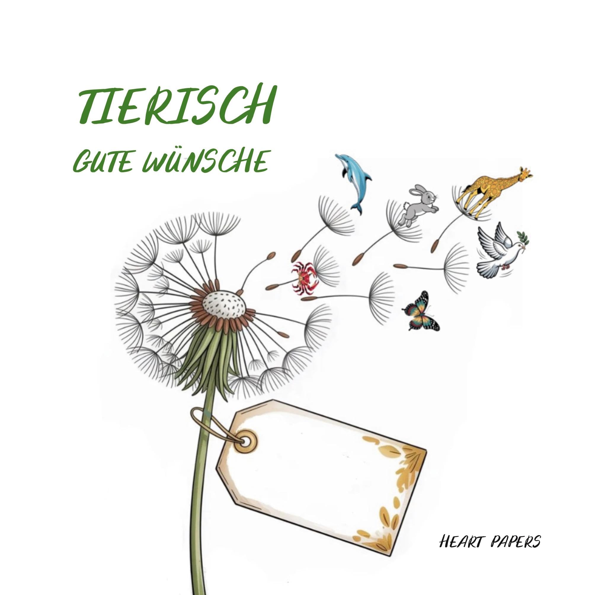 Tierisch gute Wünsche Originelles Gästebuch zu dem (runden) Geburtstag,        dem Schul- oder Studienabschluss, dem neuen Job, der Verabschiedung in die Rente sowie zu anderen besonderen Anlässen mit stilvollen Tiermotiven zur Inspiration für kleine u... Lifestyle