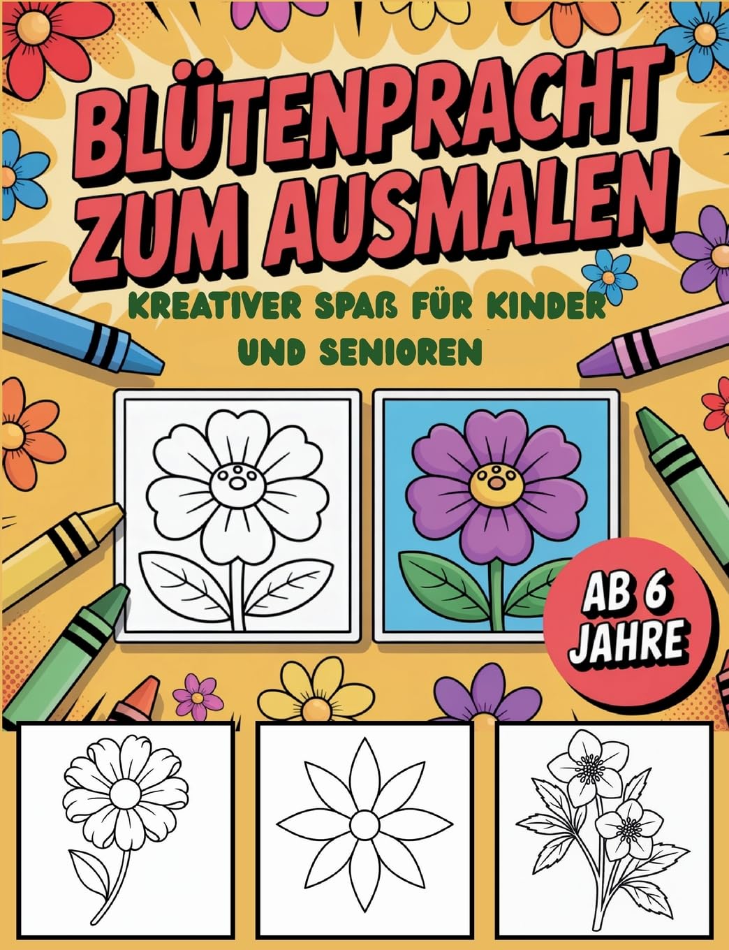Blütenpracht zum Ausmalen Novels & Short Stories