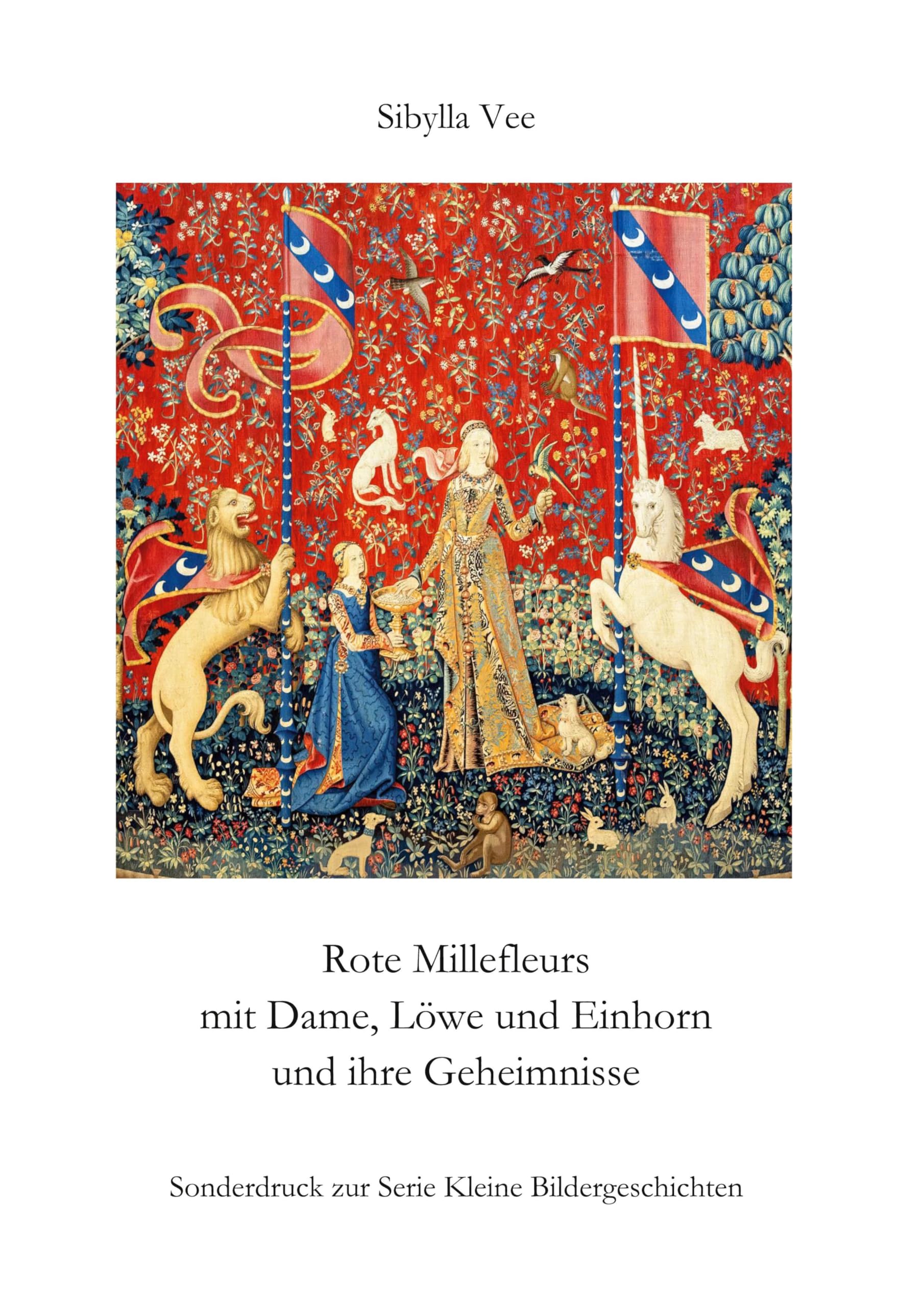 Rote Millefleurs mit Dame, Löwe und Einhorn und ihre Geheimnisse Film, Art & Culture