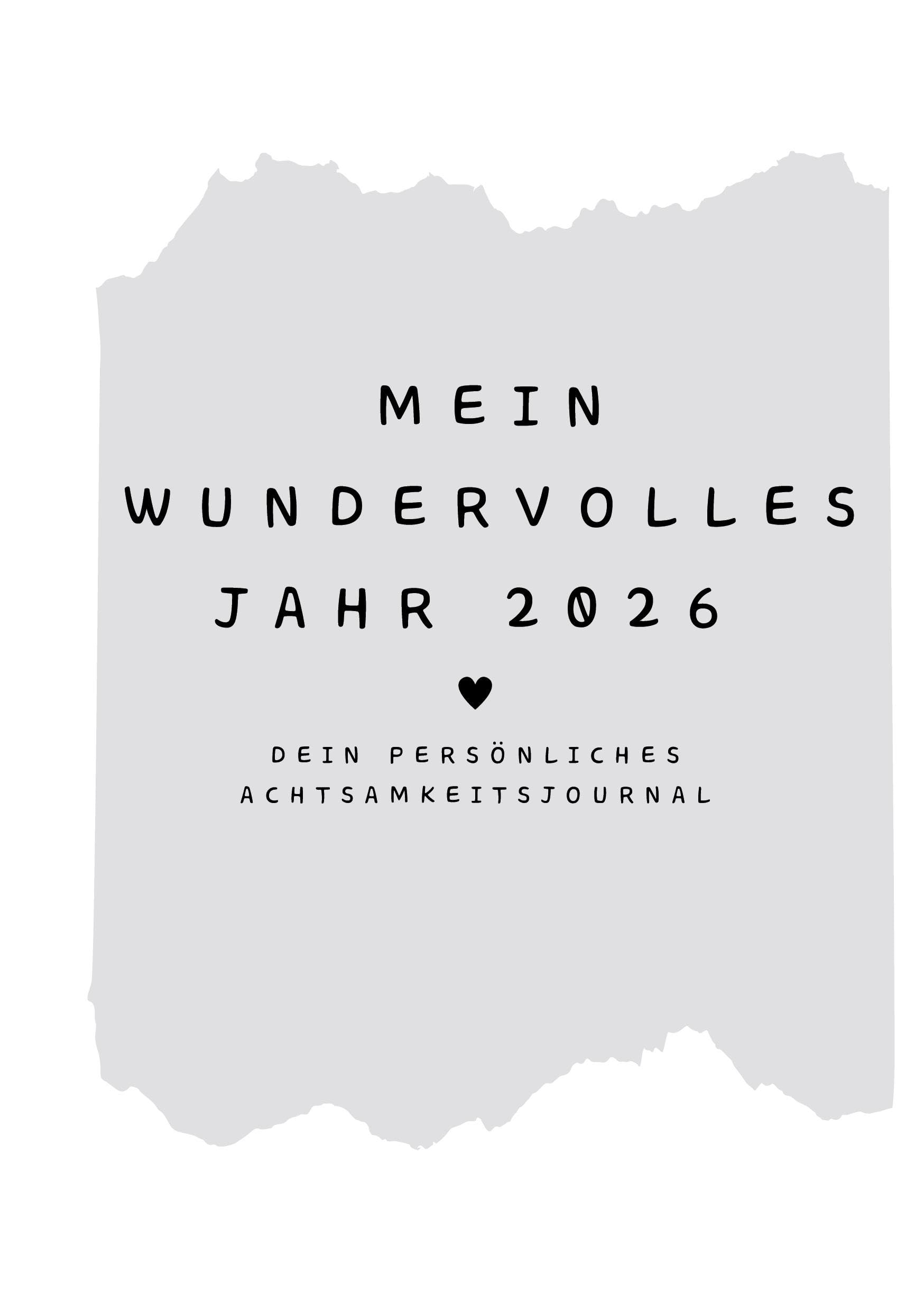 Mein wundervolles Jahr 2026 Lifestyle