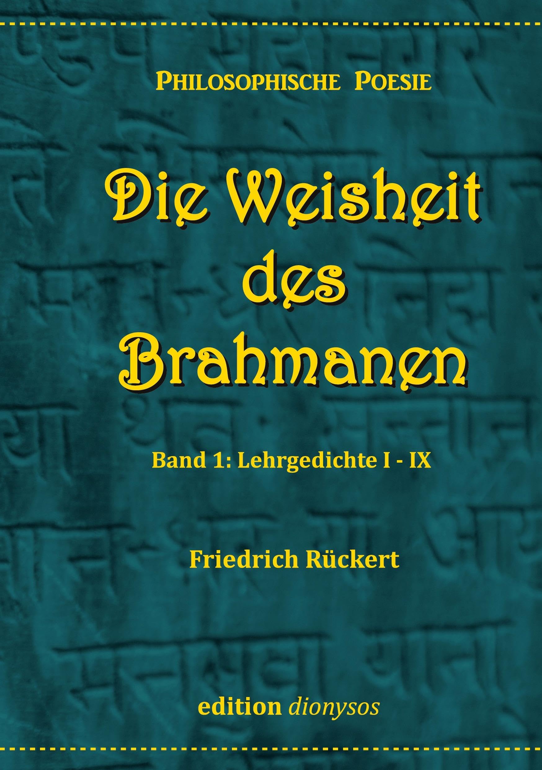 Die Weisheit des Brahmanen Philosophy