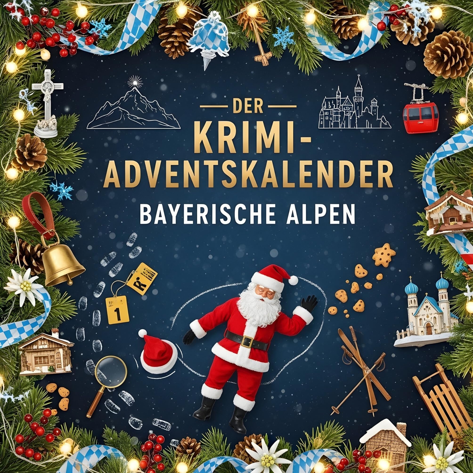 Der Krimi-Adventskalender Bayerische Alpen Contemporary literature