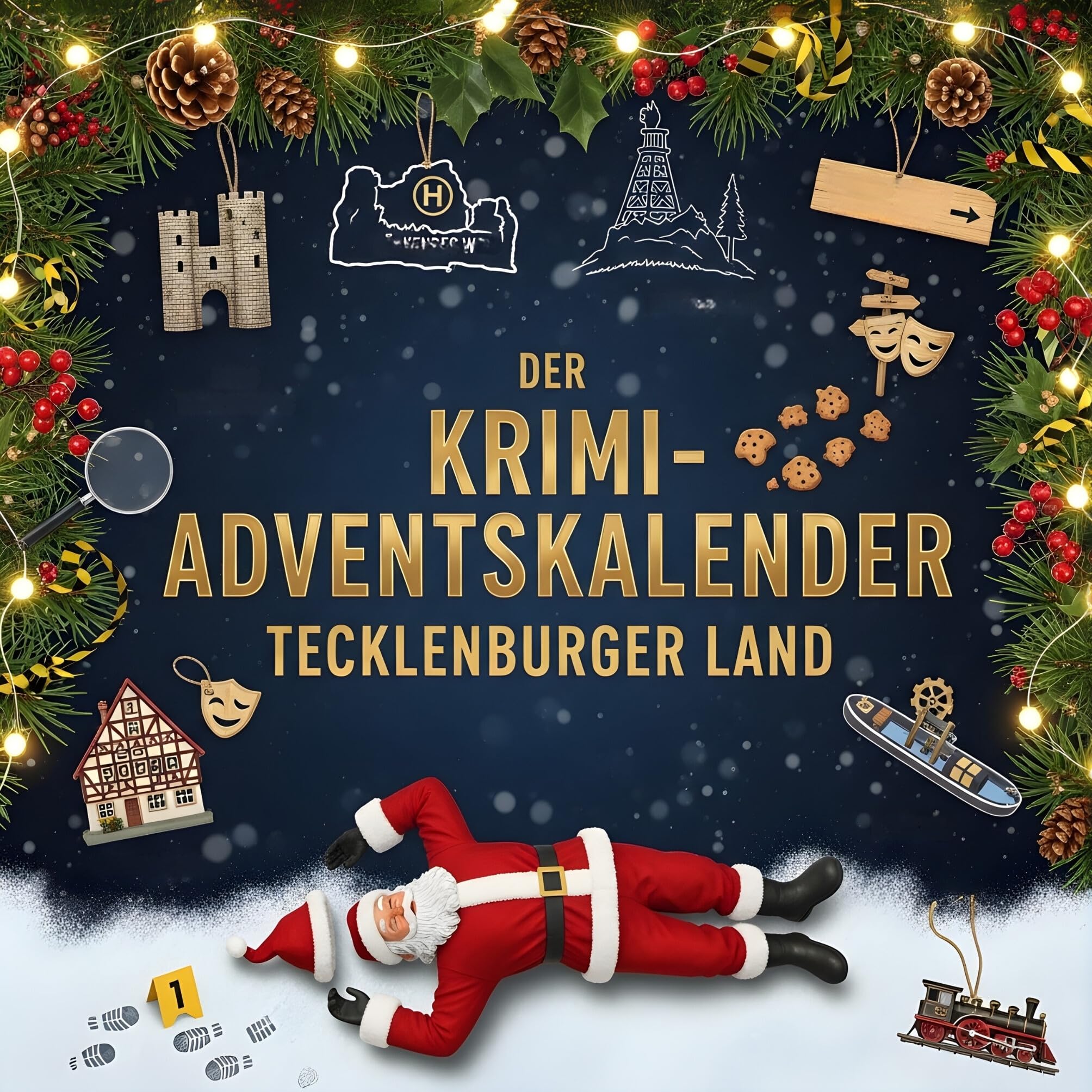 Der Krimi-Adventskalender Tecklenburger Land Contemporary literature