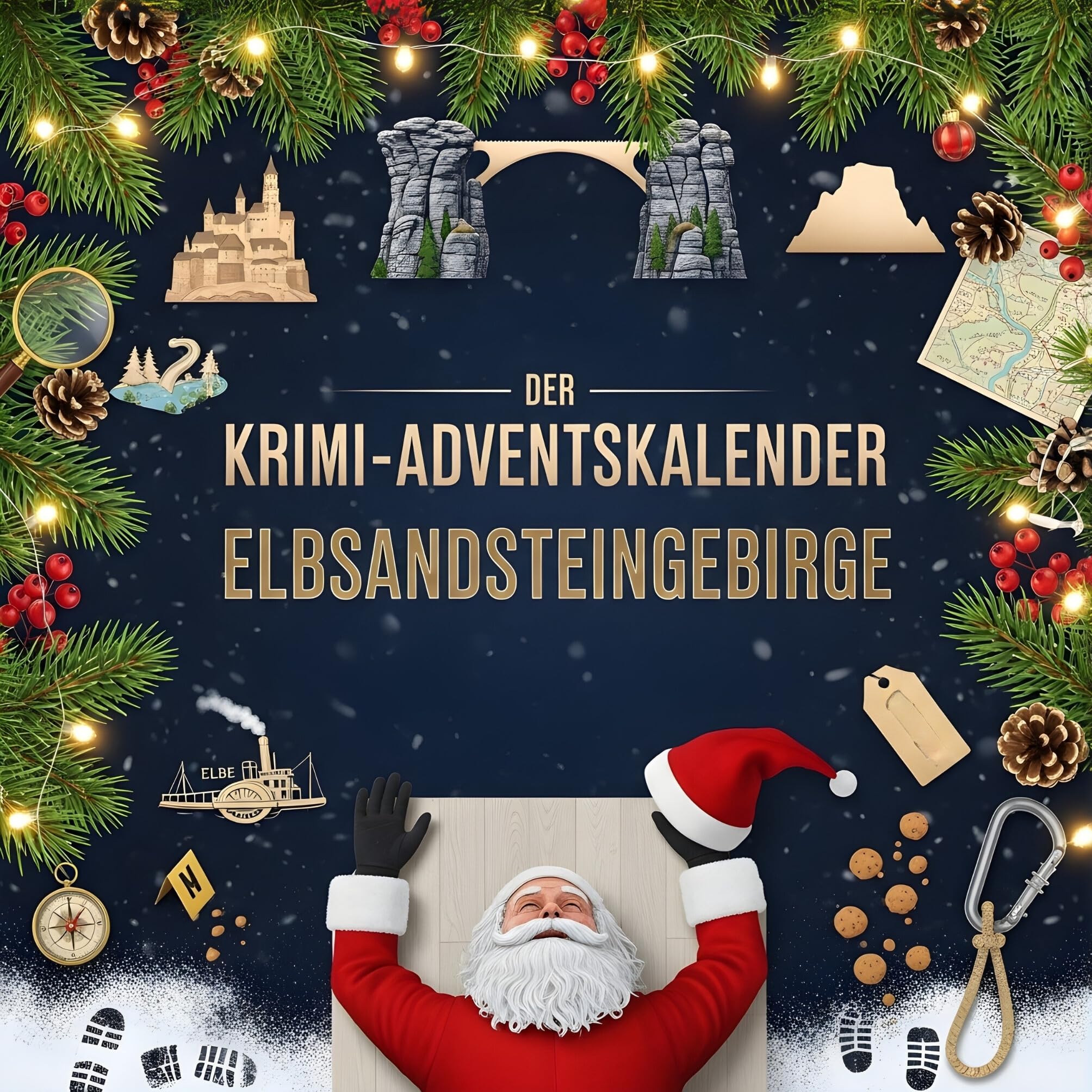 Der Krimi-Adventskalender Elbsandsteingebirge Contemporary literature