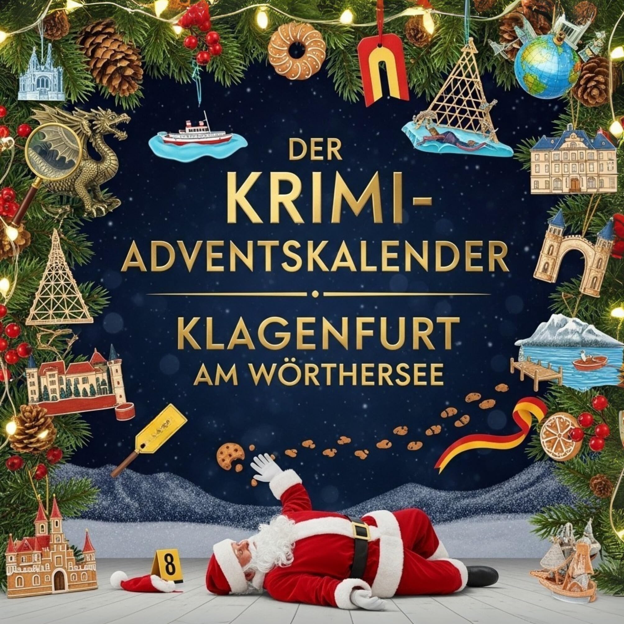 Der Krimi-Adventskalender Klagenfurt am Wörthersee Contemporary literature