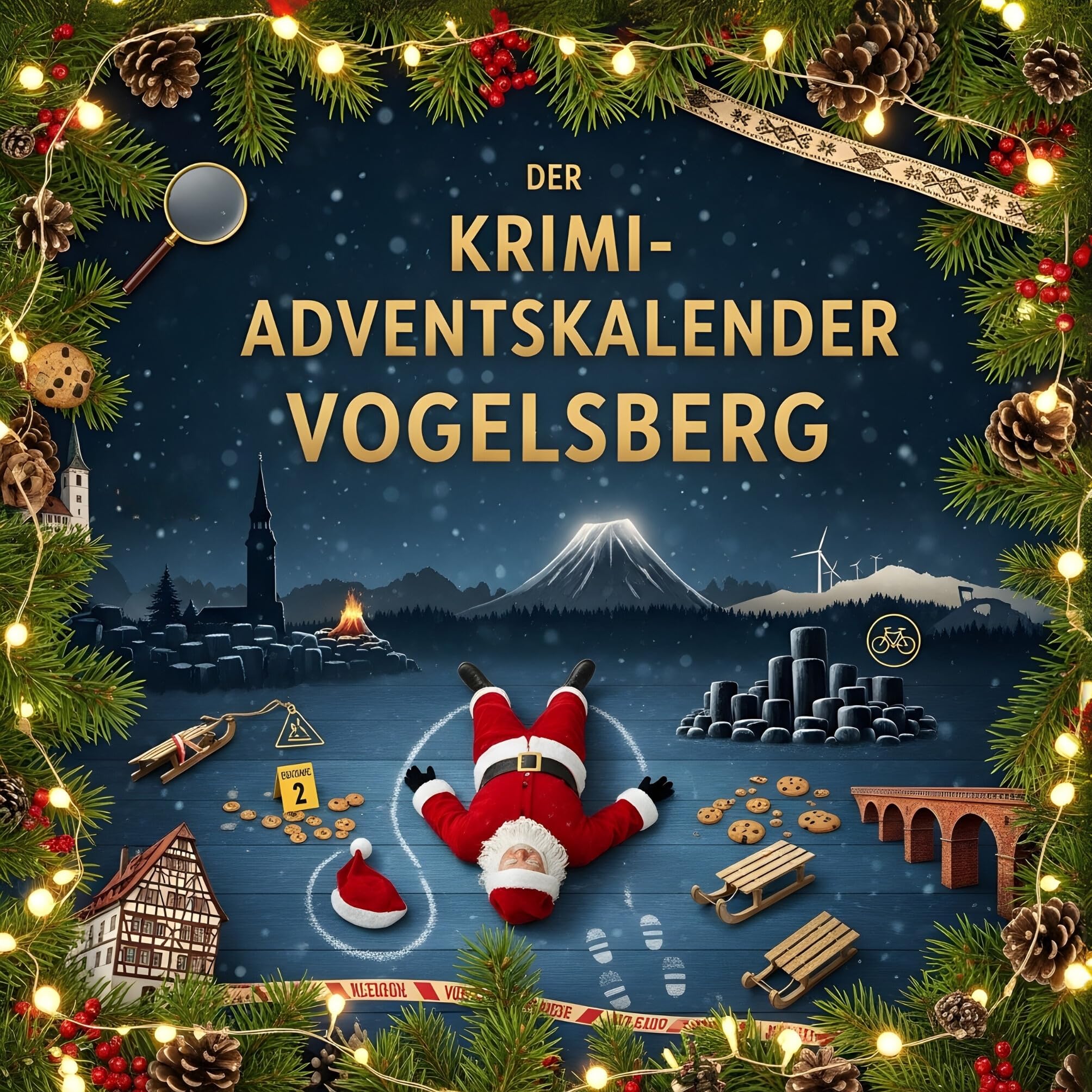 Der Krimi-Adventskalender Vogelsberg Contemporary literature