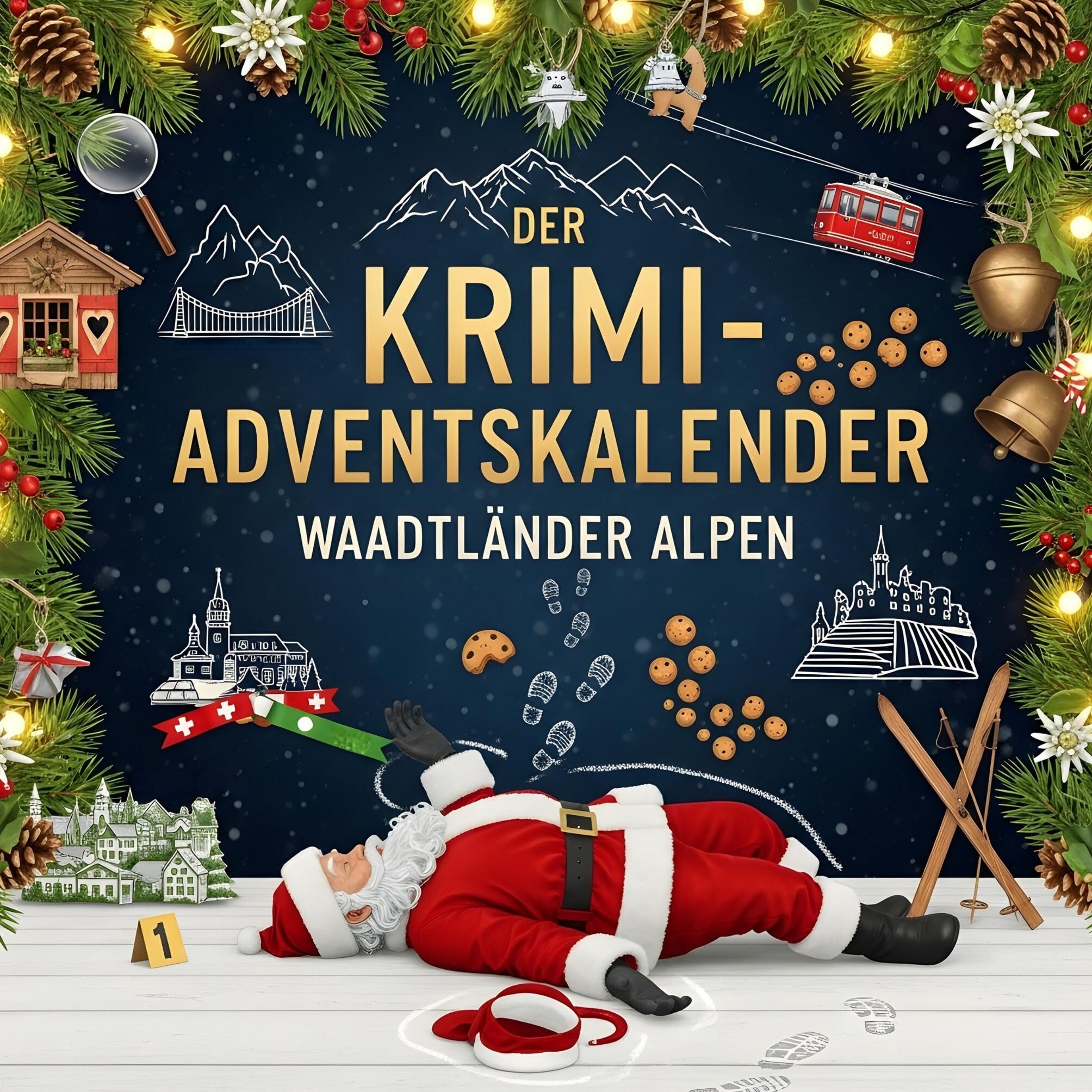 Der Krimi-Adventskalender Waadtländer Alpen Contemporary literature