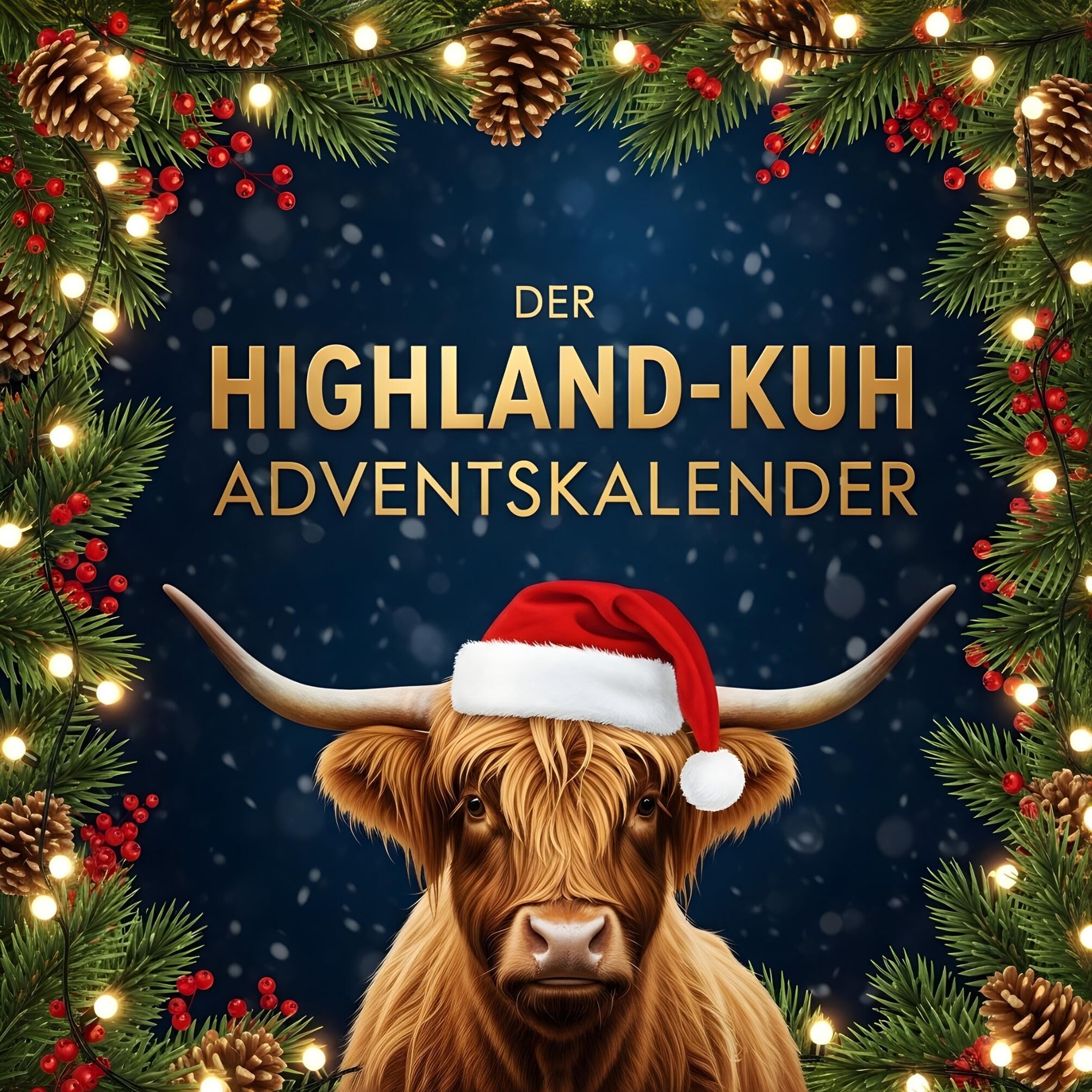 Der Highland-Kuh-Adventskalender Humour & Satire