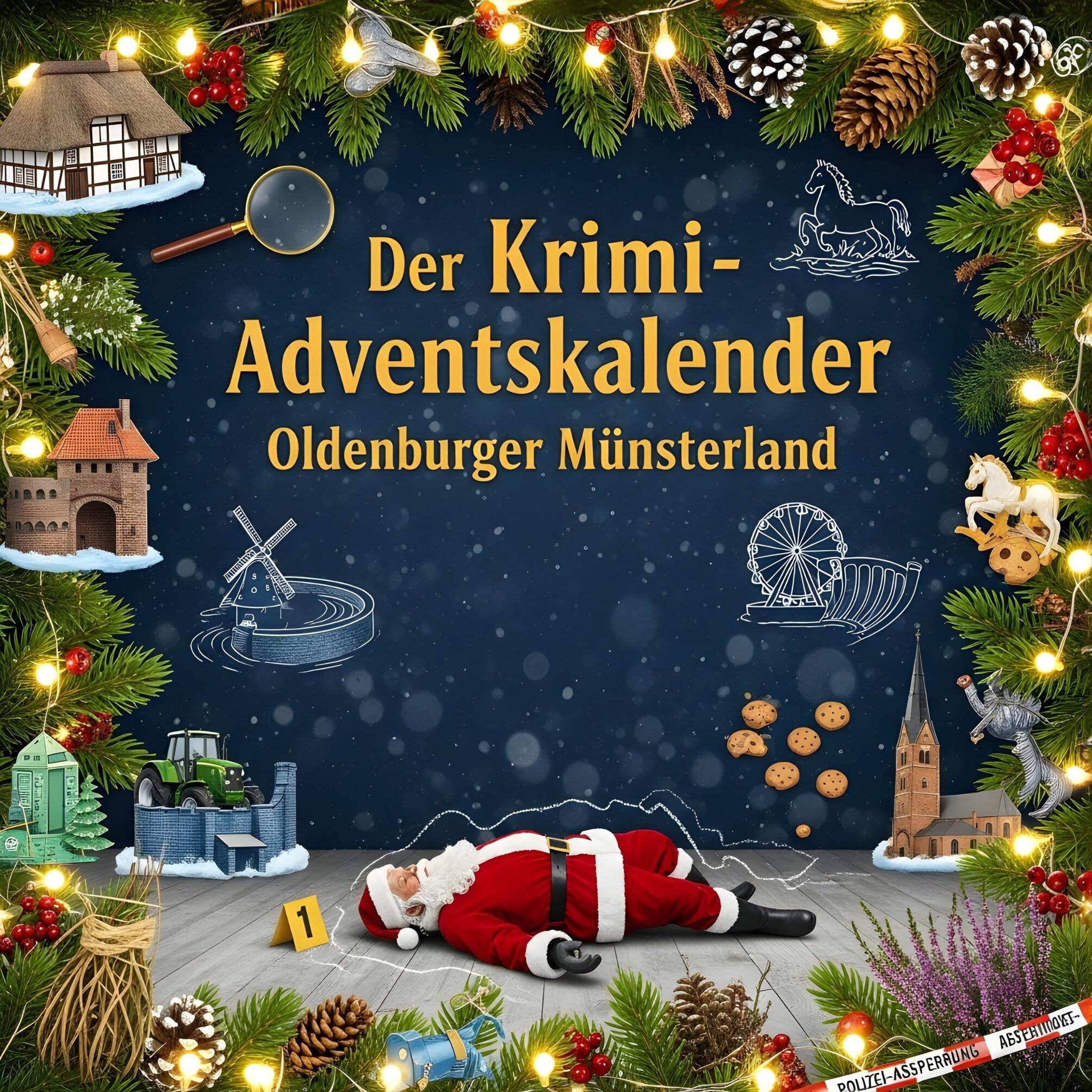 Der Krimi-Adventskalender Oldenburger Münsterland Contemporary literature