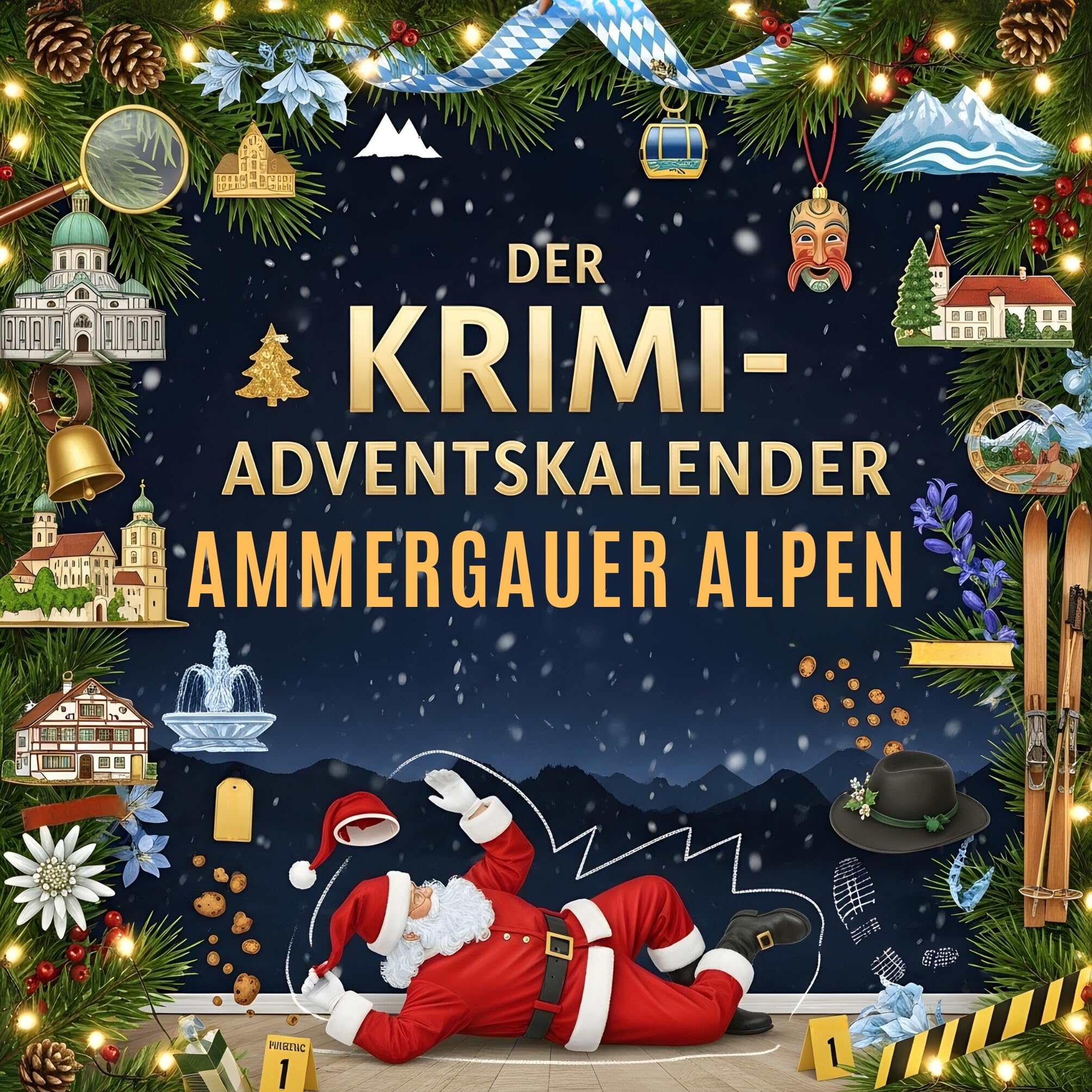 Der Krimi-Adventskalender Ammergauer Alpen Contemporary literature