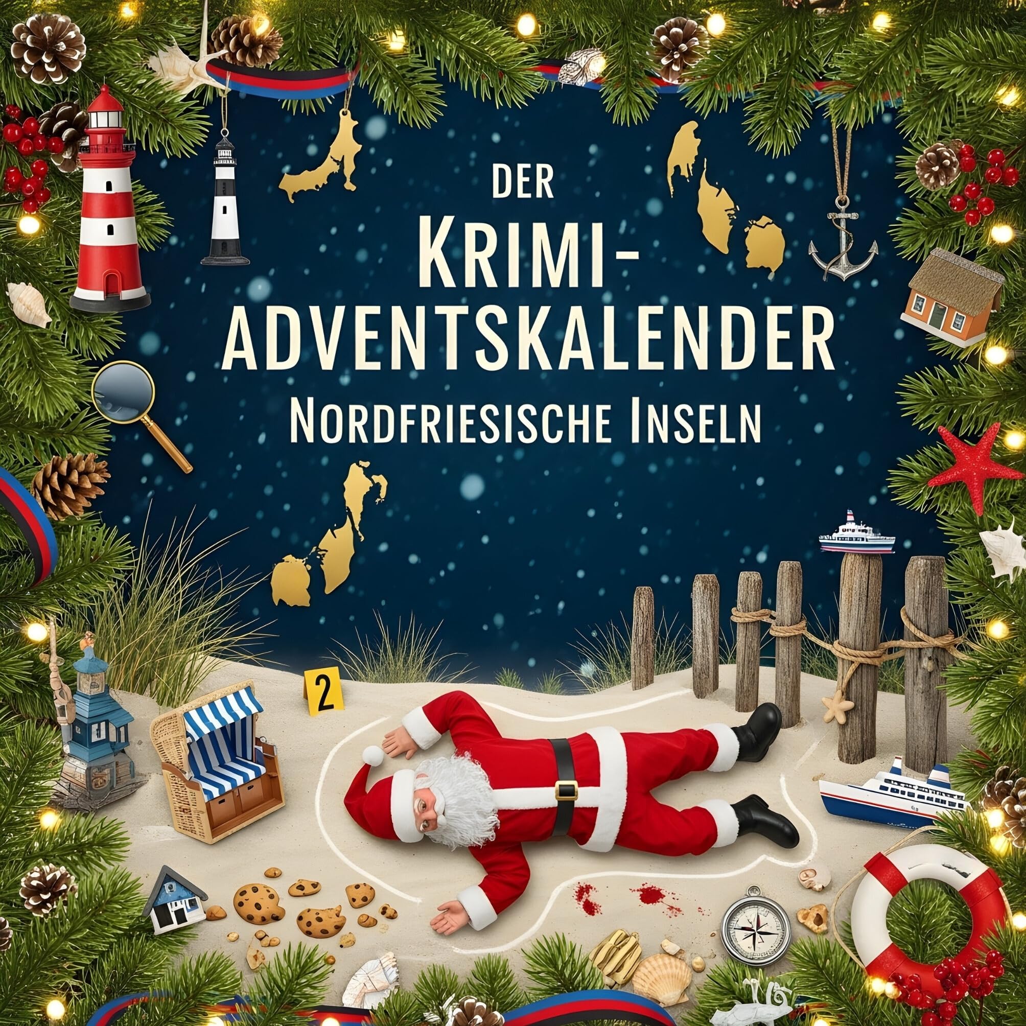 Der Krimi-Adventskalender Nordfriesische Inseln Contemporary literature