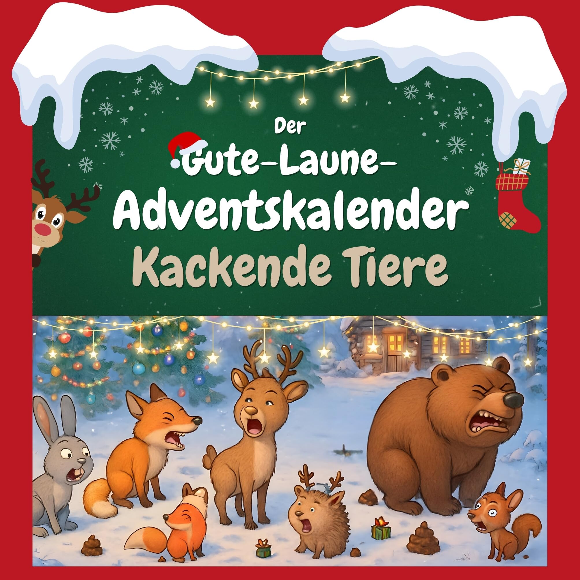 Der Gute-Laune-Adventskalender Kackende Tiere book