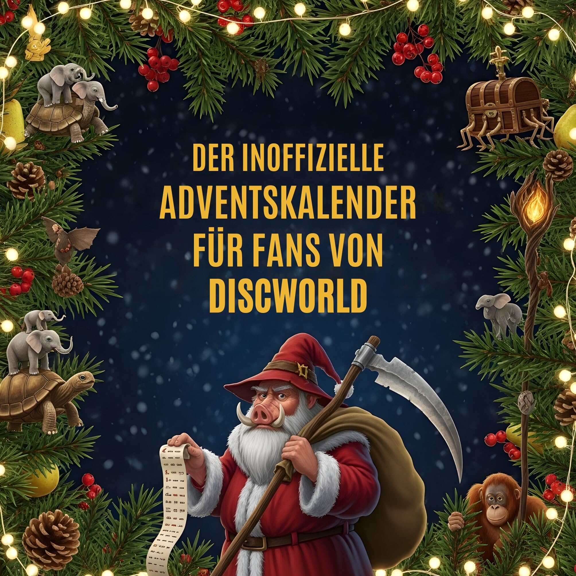 Der inoffizielle Adventskalender für Fans von Discworld Humour & Satire