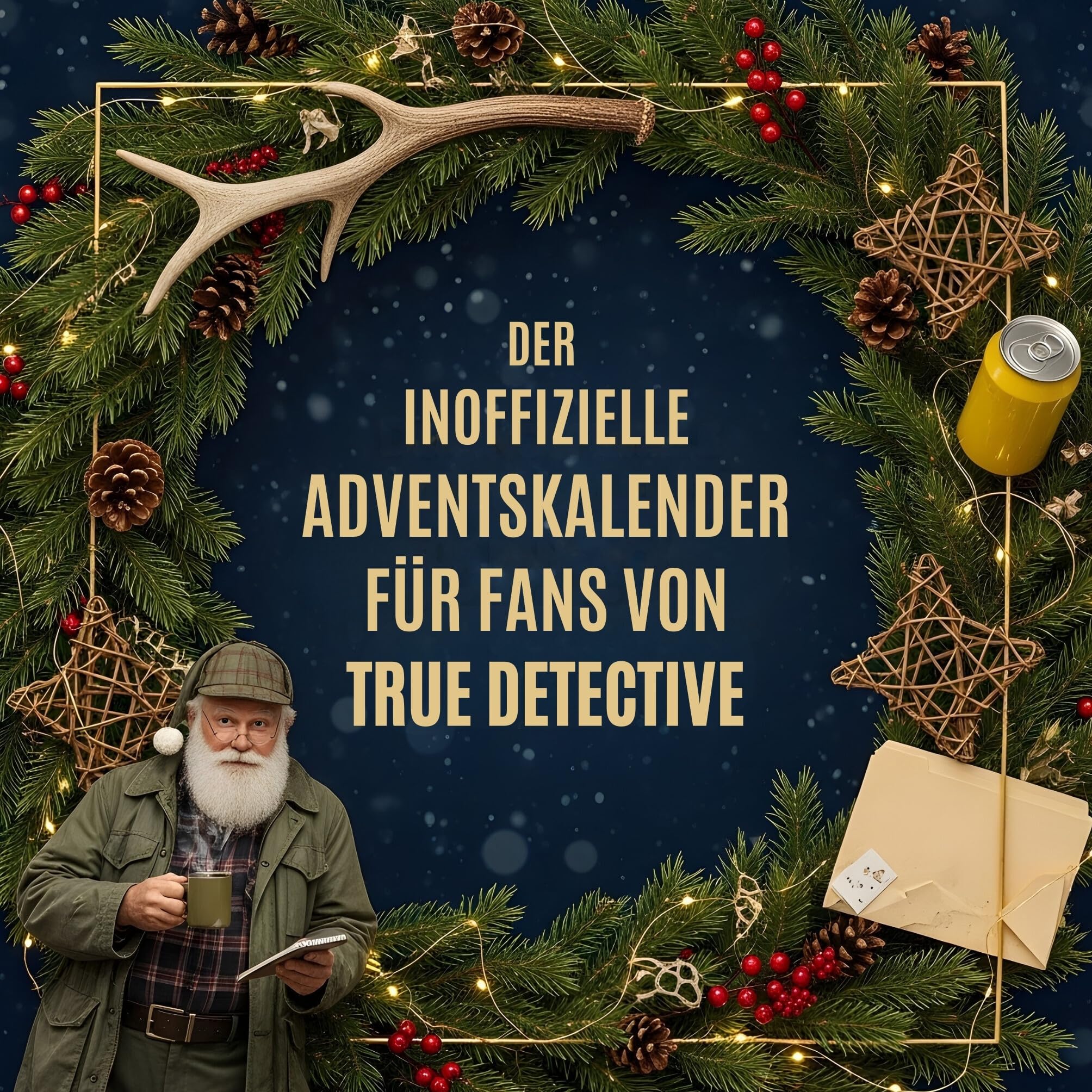 Der inoffizielle Adventskalender für Fans von True Detective Humour & Satire