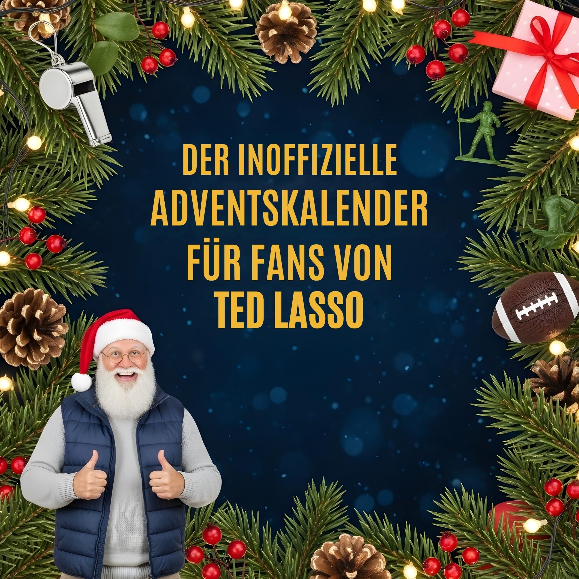 Der inoffizielle Adventskalender für Fans von Ted Lasso Humour & Satire