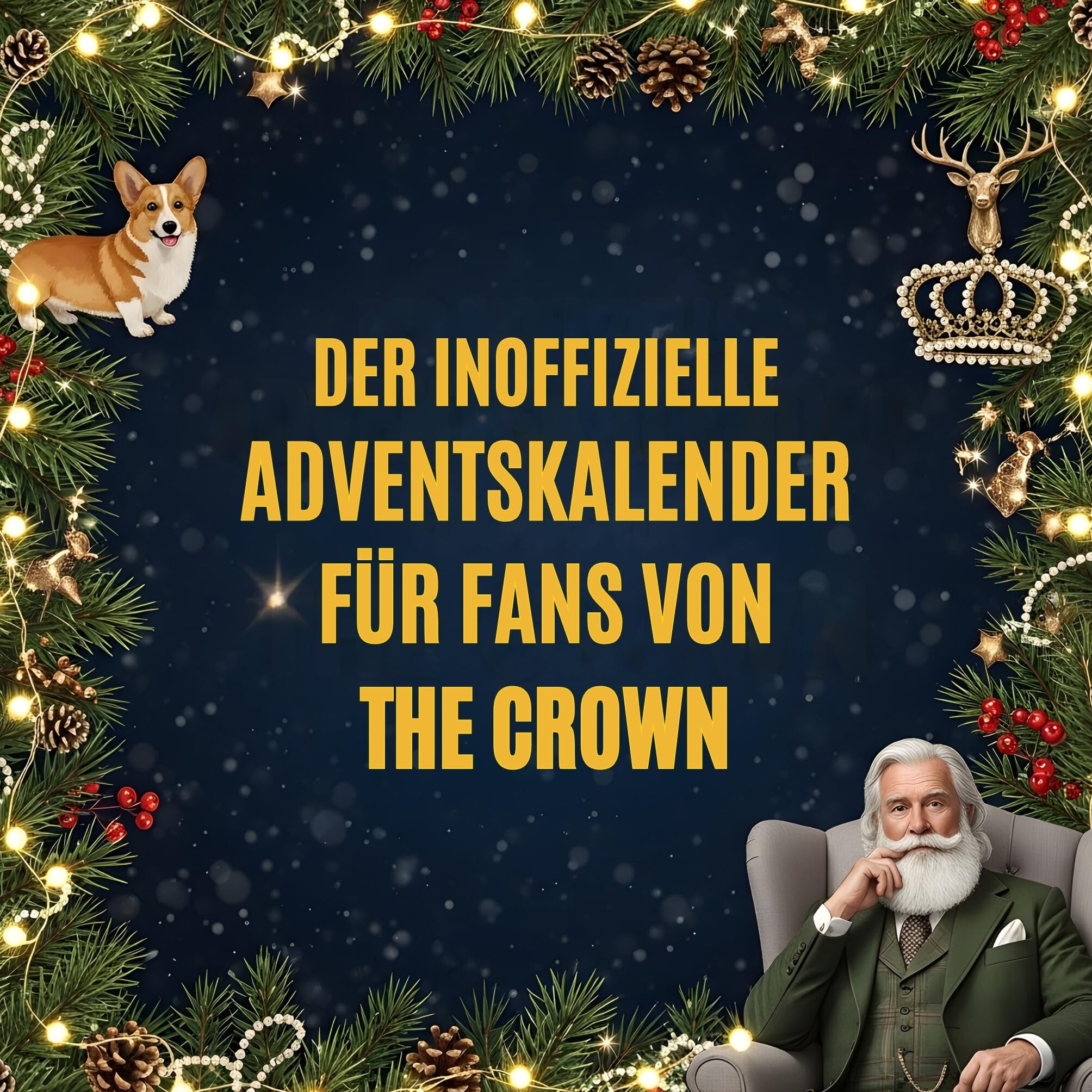 Der inoffizielle Adventskalender für Fans von The Crown Humour & Satire