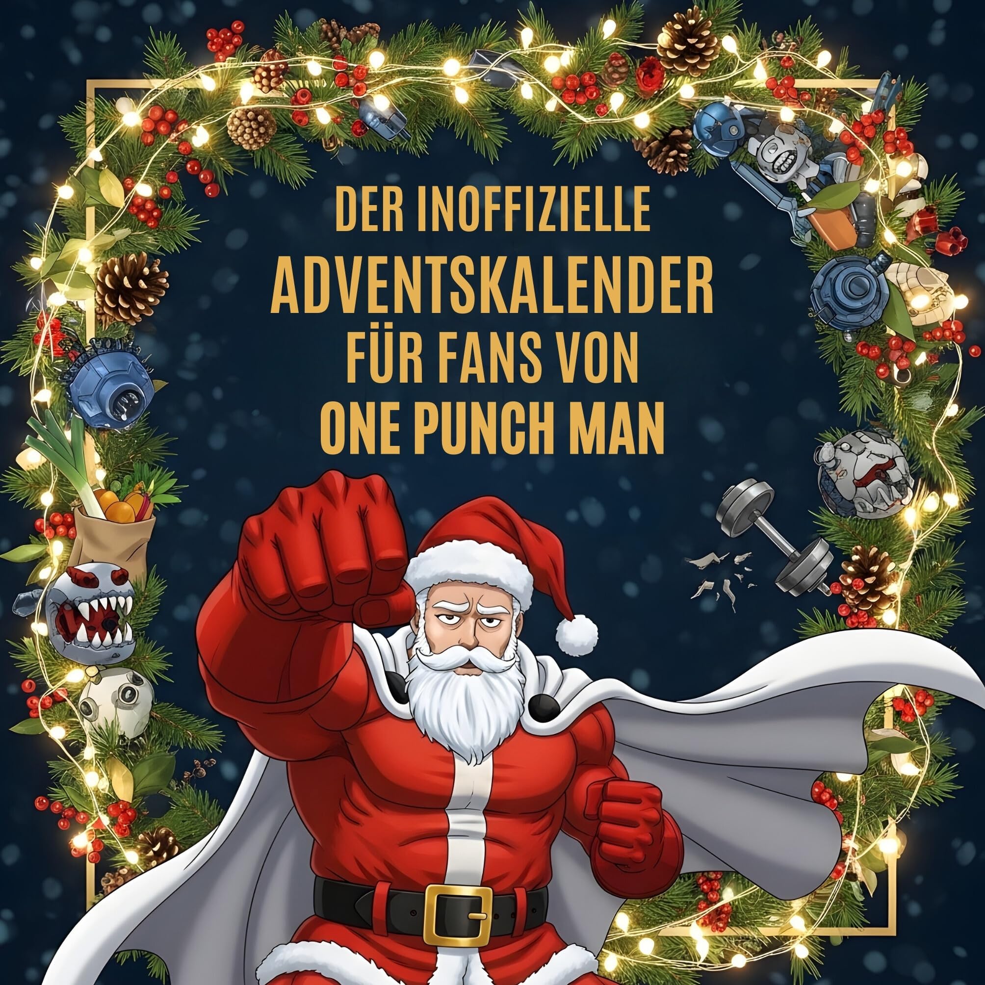 Der inoffizielle Adventskalender für Fans von One Punch Man Humour & Satire