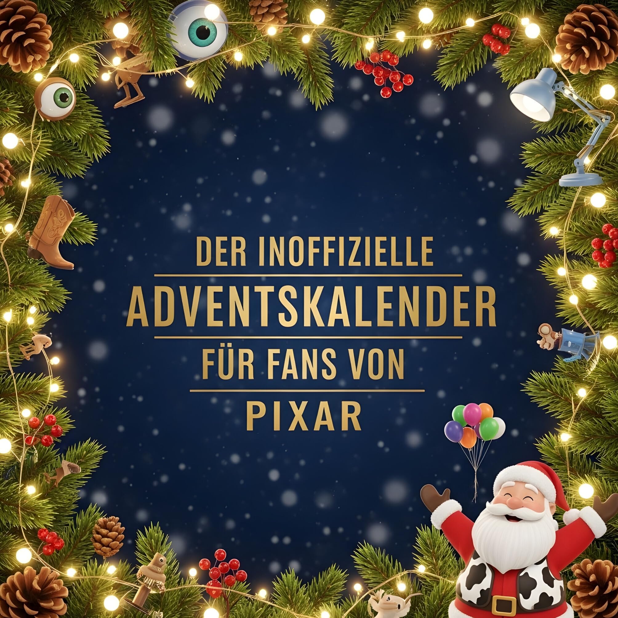 Der inoffizielle Adventskalender für Fans von Pixar Humour & Satire