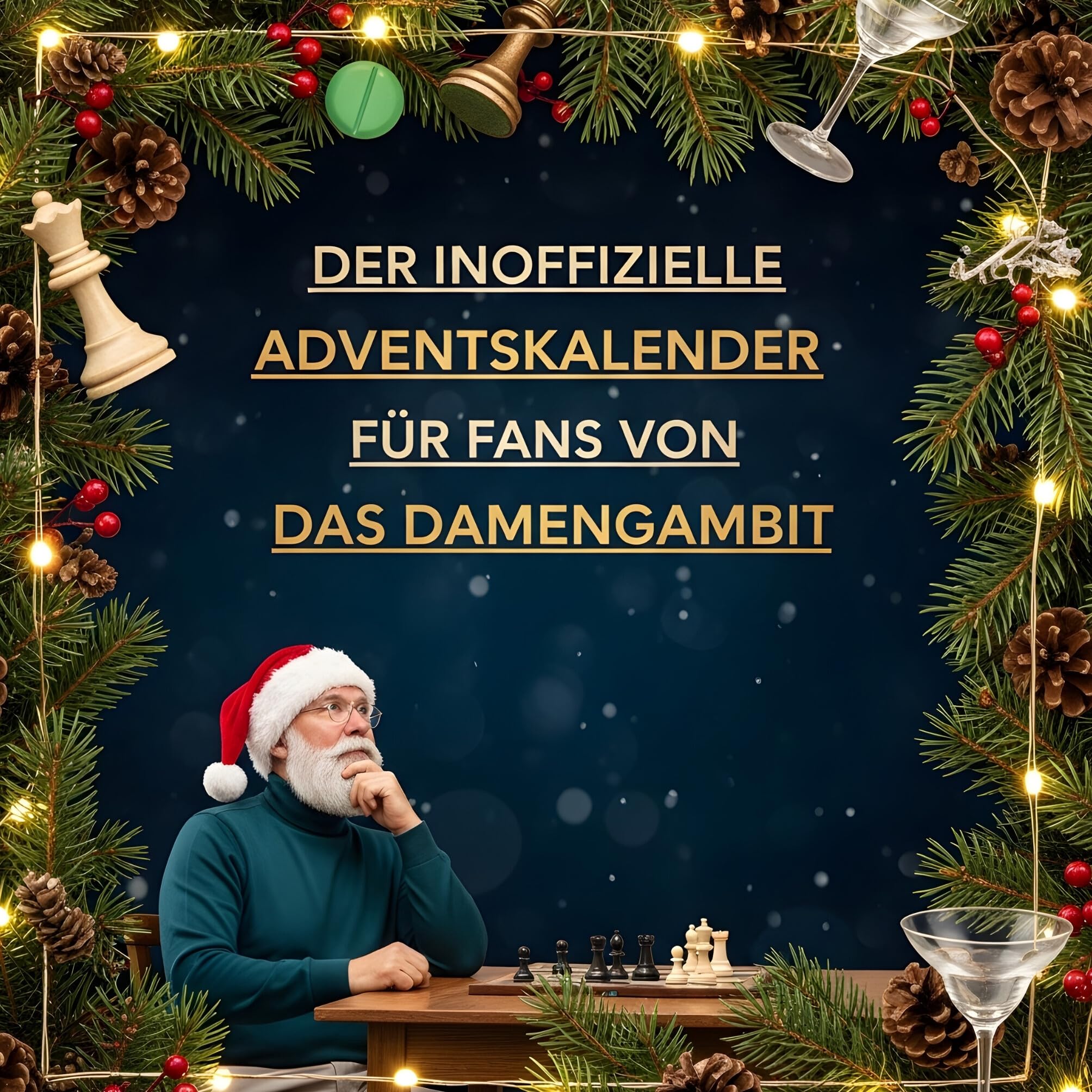 Der inoffizielle Adventskalender für Fans von Das Damengambit Humour & Satire