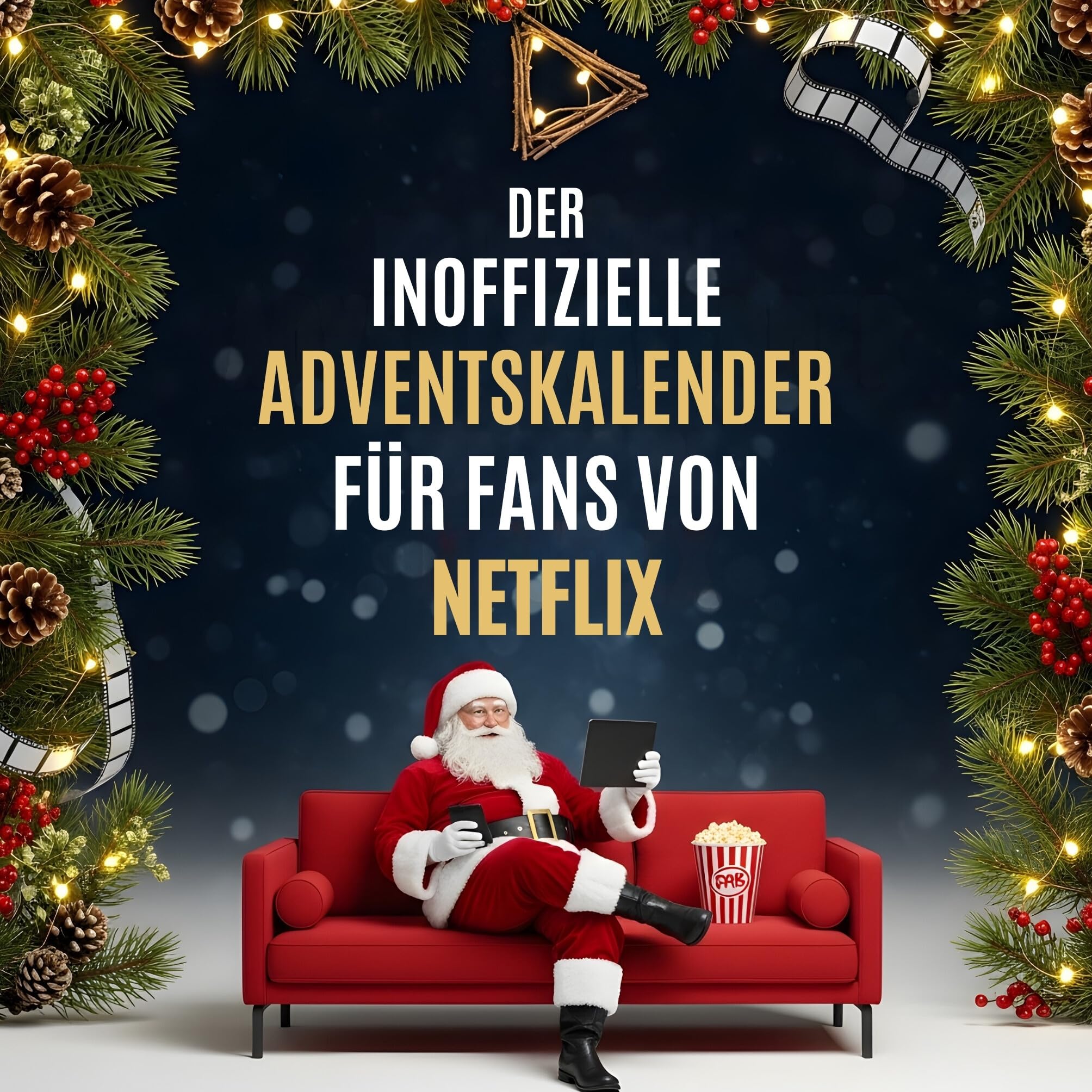 Der inoffizielle Adventskalender für Fans von Netflix Humour & Satire