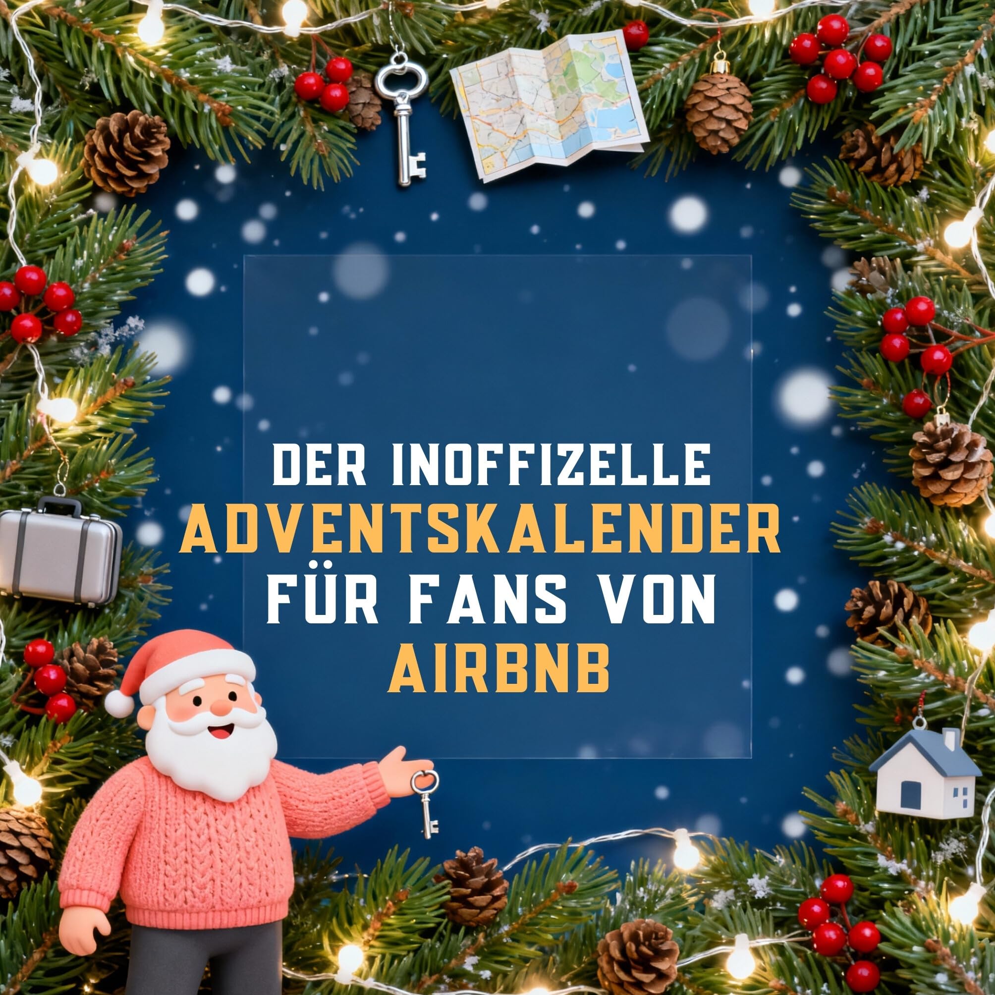 Der inoffizielle Adventskalender für Fans von Airbnb Humour & Satire