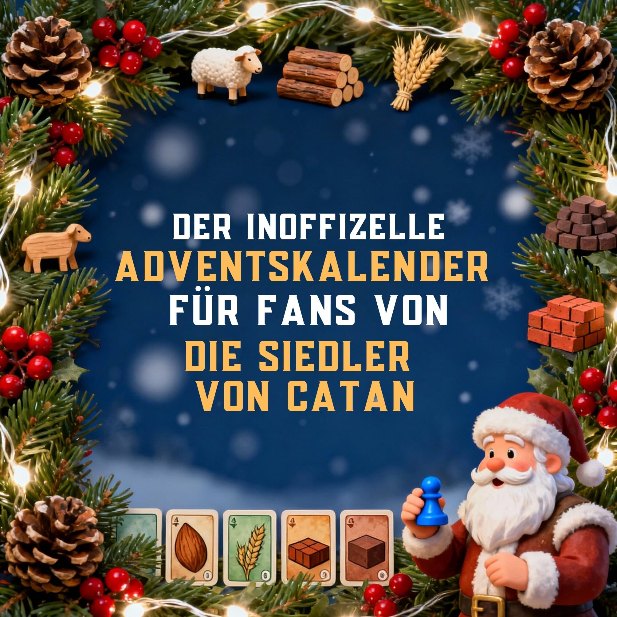 Der inoffizielle Adventskalender für Fans von Die Siedler von Catan Humour & Satire