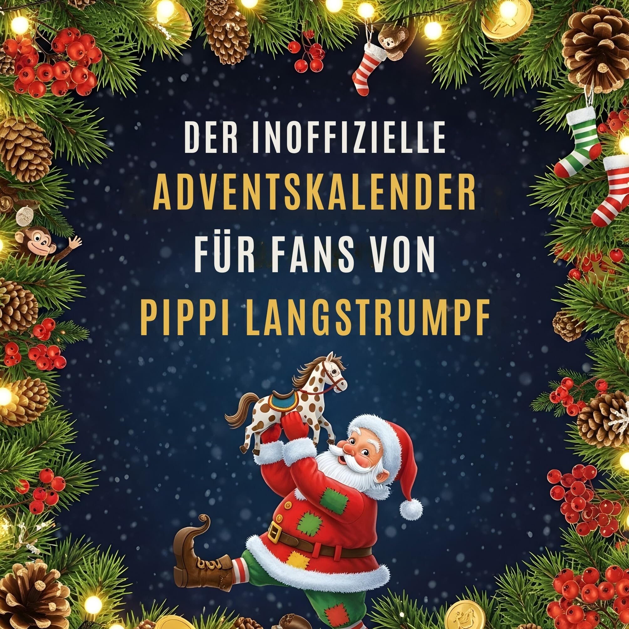 Der inoffizielle Adventskalender für Fans von Pippi Langstrumpf Humour & Satire