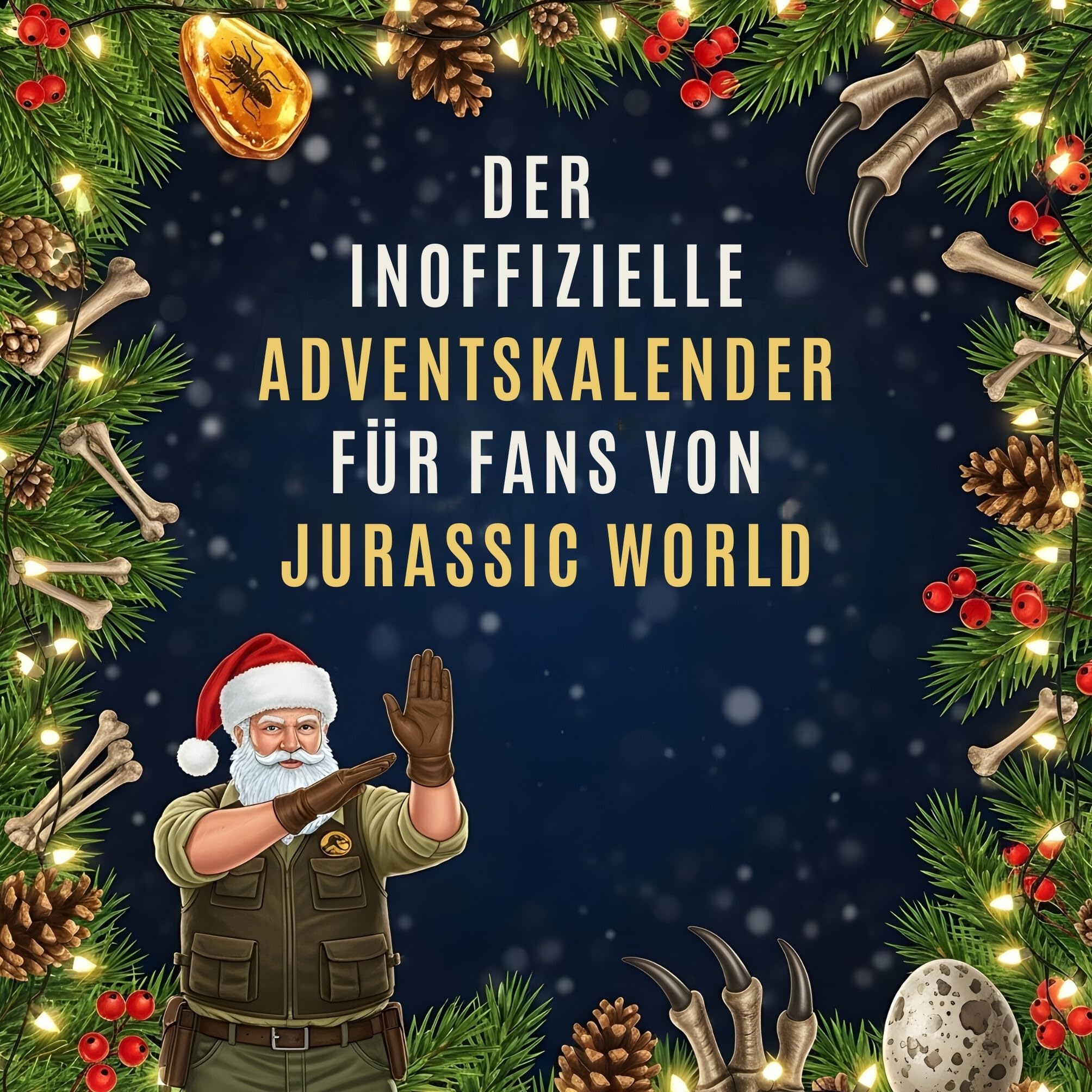 Der inoffizielle Adventskalender für Fans von Jurassic World Humour & Satire
