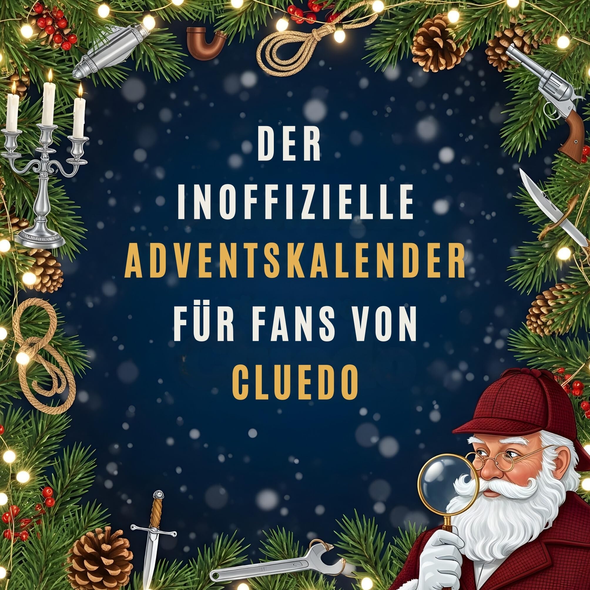 Der inoffizielle Adventskalender für Fans von Cluedo Humour & Satire