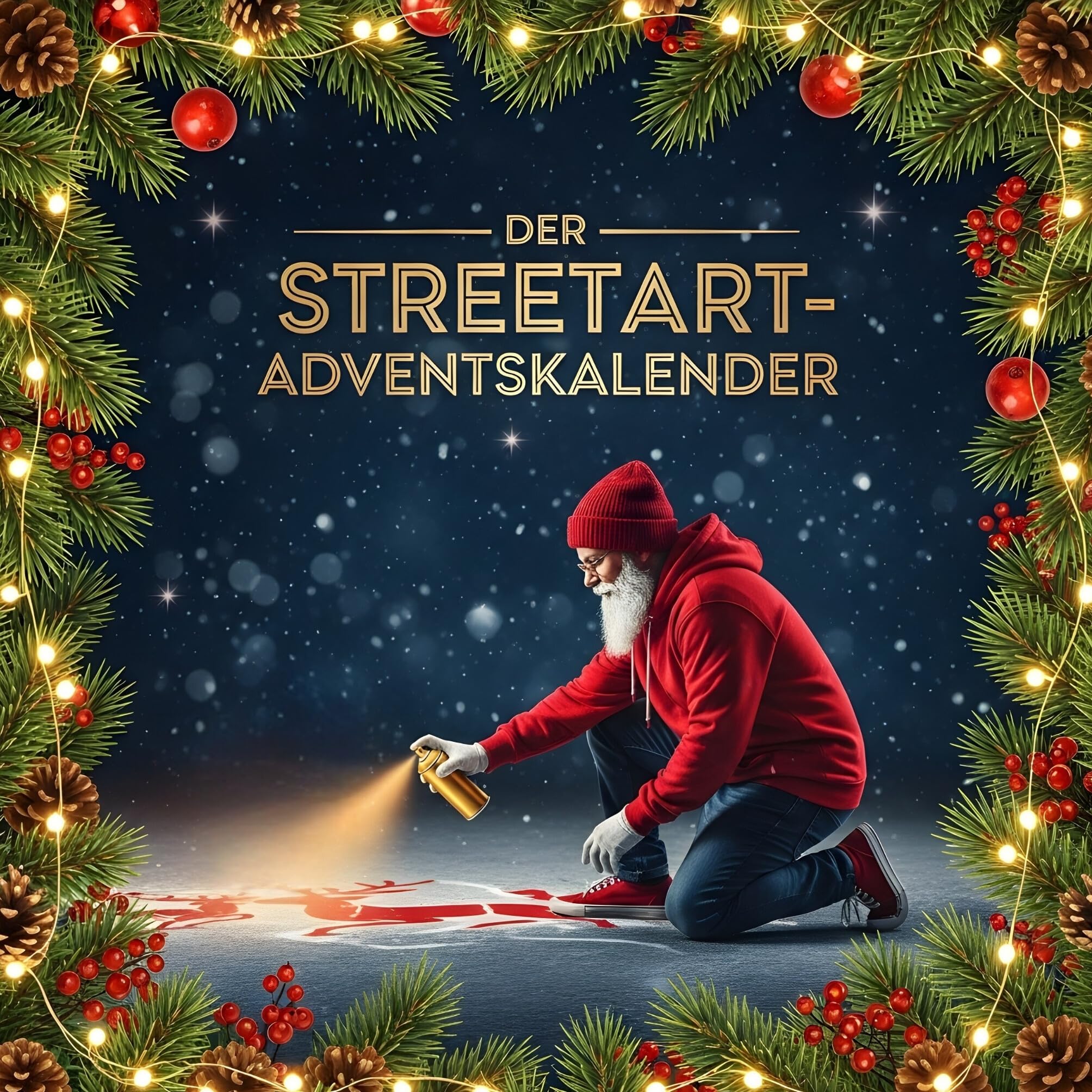 Der Streetart-Adventskalender Humour & Satire
