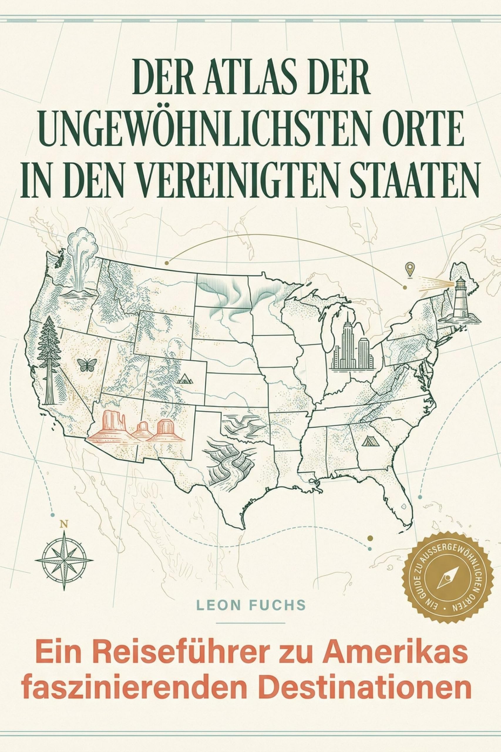 Der Atlas der ungewöhnlichsten Orte in den Vereinigten Staaten Lifestyle
