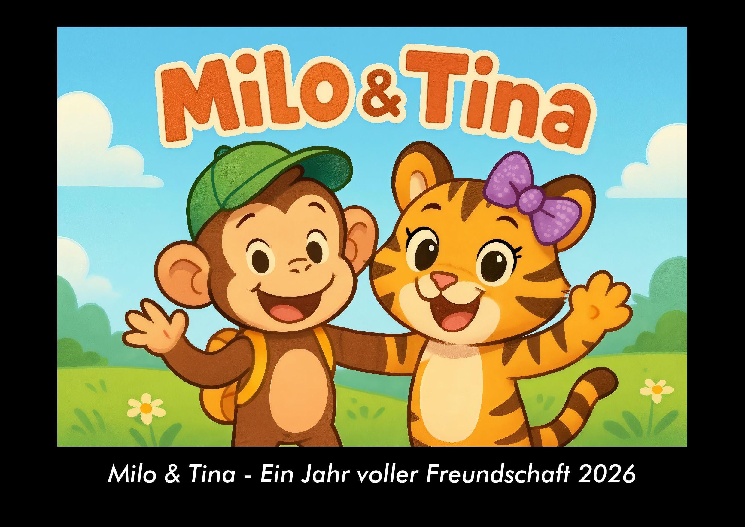 Milo & Tina - Ein Jahr voller Freundschaft 2026 Fotokalender DIN A3 Calendars